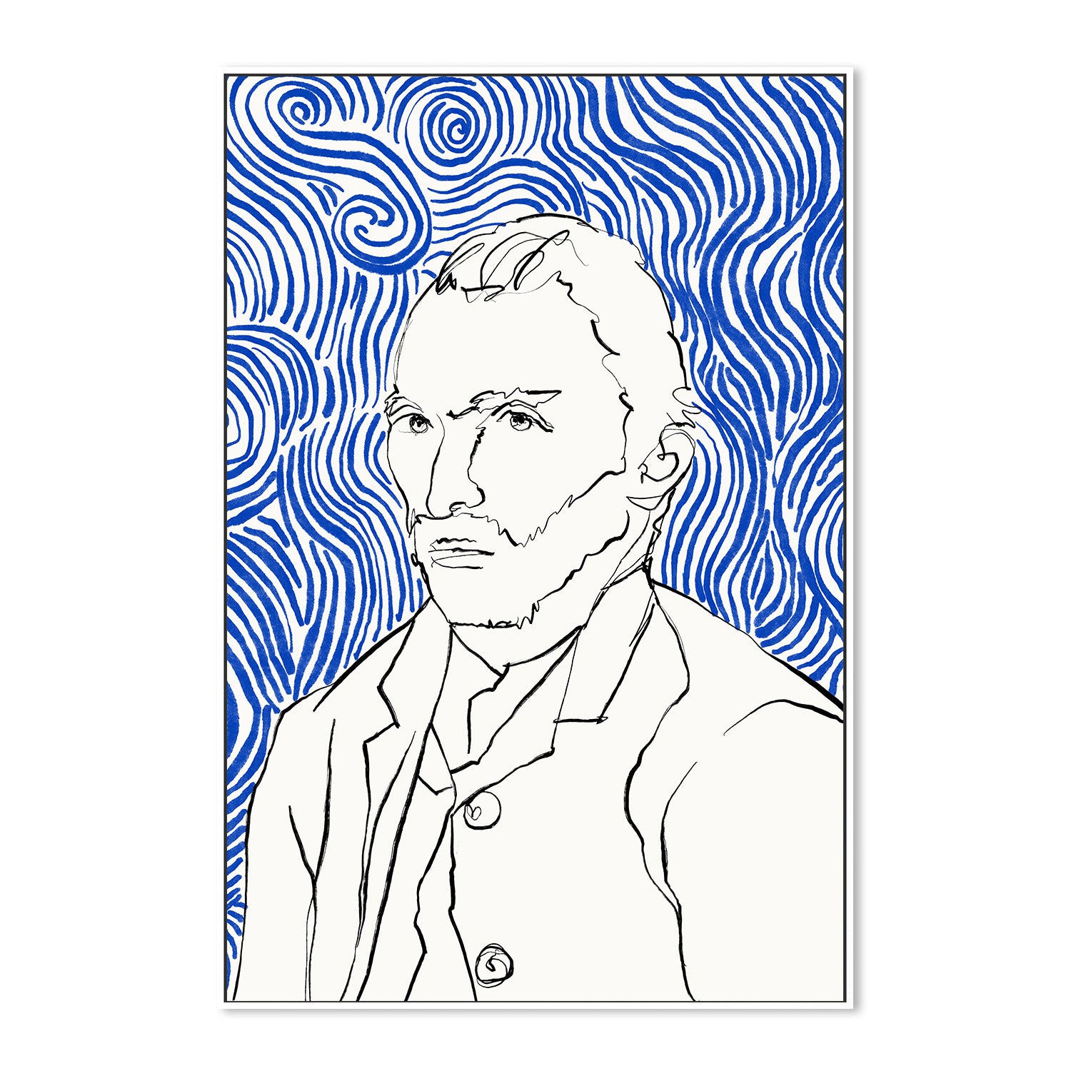wall-art-print-canvas-poster-framed-Vincent and the Infinite Blue-5