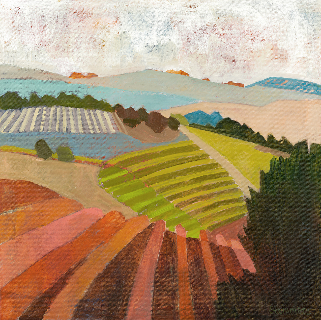 wall-art-print-canvas-poster-framed-Vineyard Snaps and Pops , By Liana Steinmetz-1