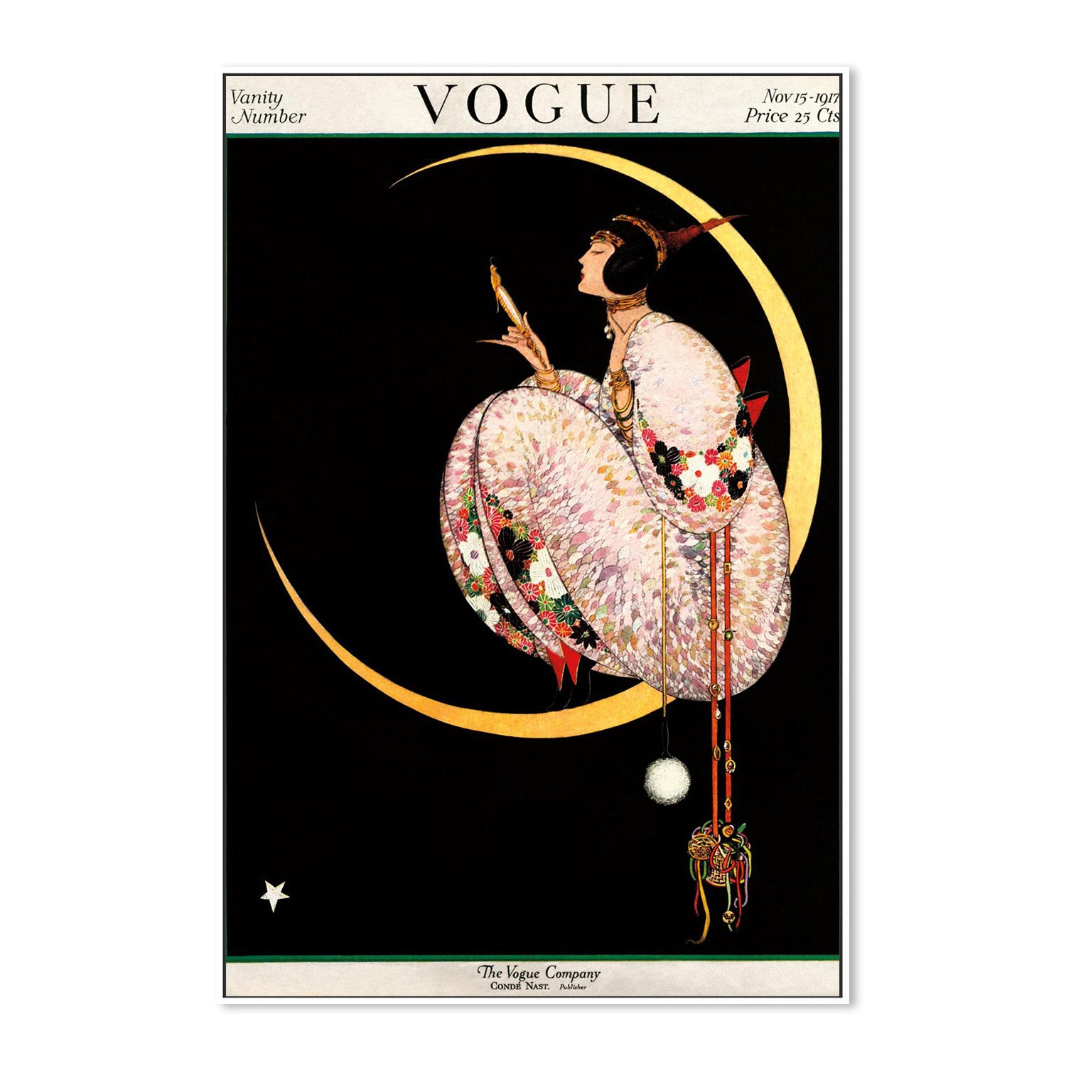 wall-art-print-canvas-poster-framed-Vintage Fashion Cover VI-4