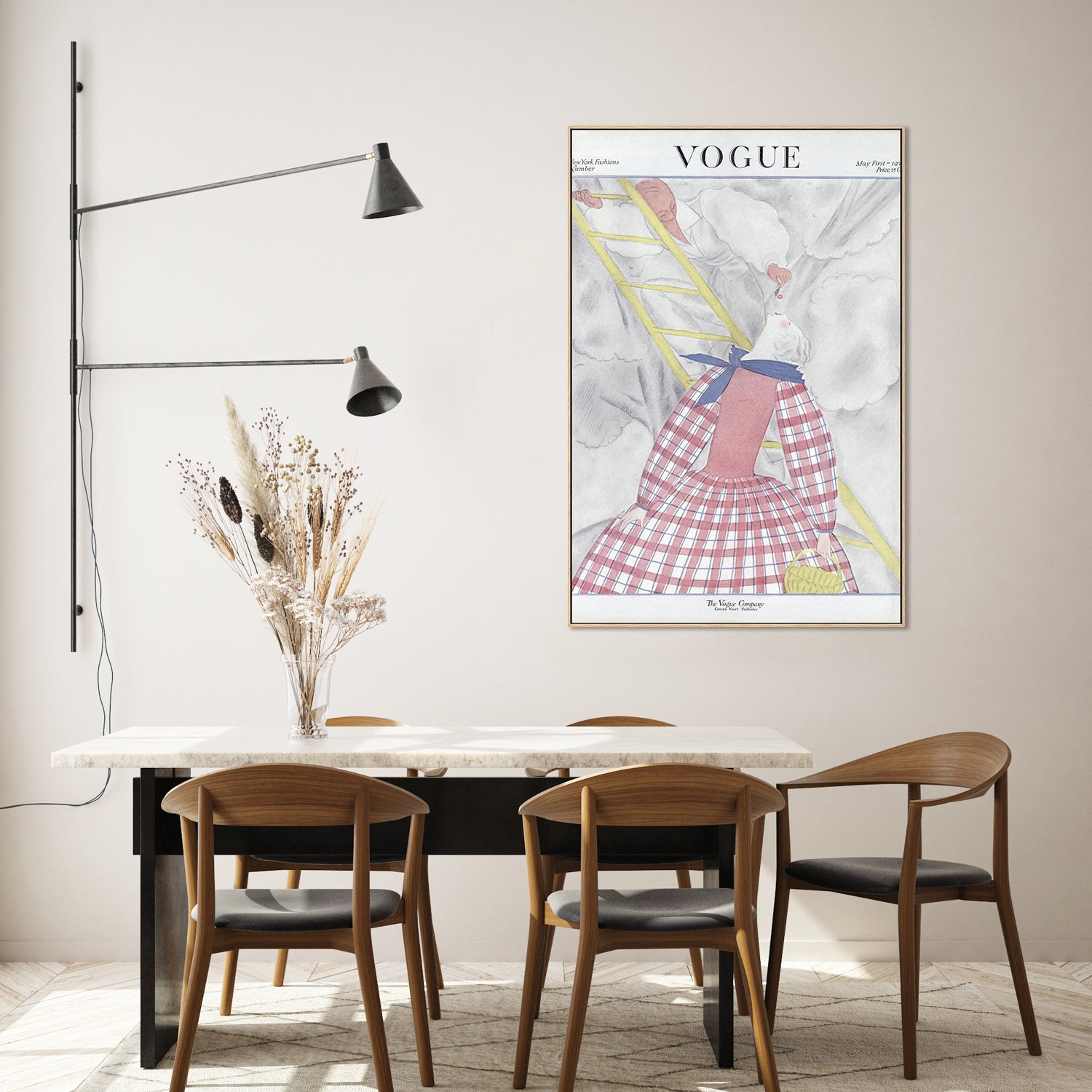 wall-art-print-canvas-poster-framed-Vintage Fashion Cover X-8