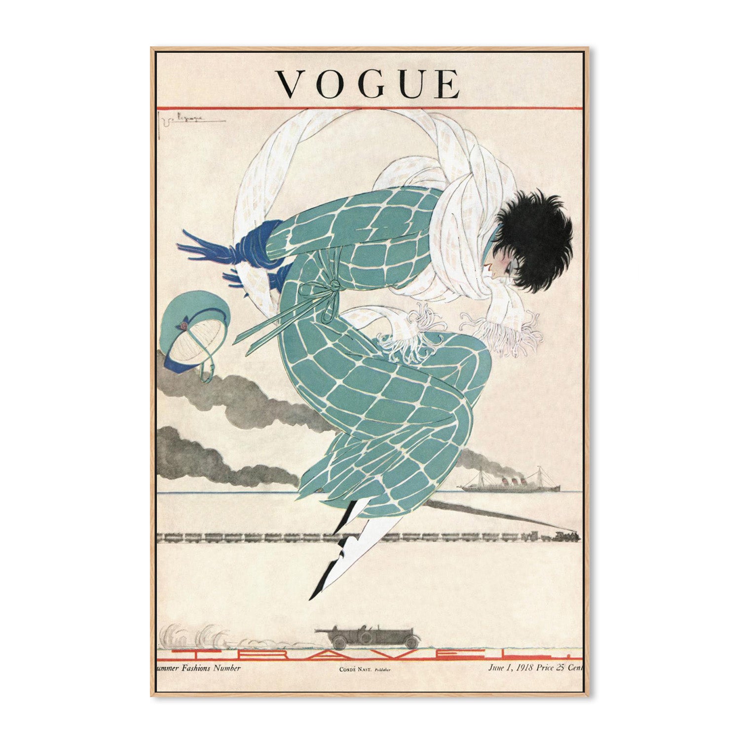 wall-art-print-canvas-poster-framed-Vintage Fashion Cover XII-3