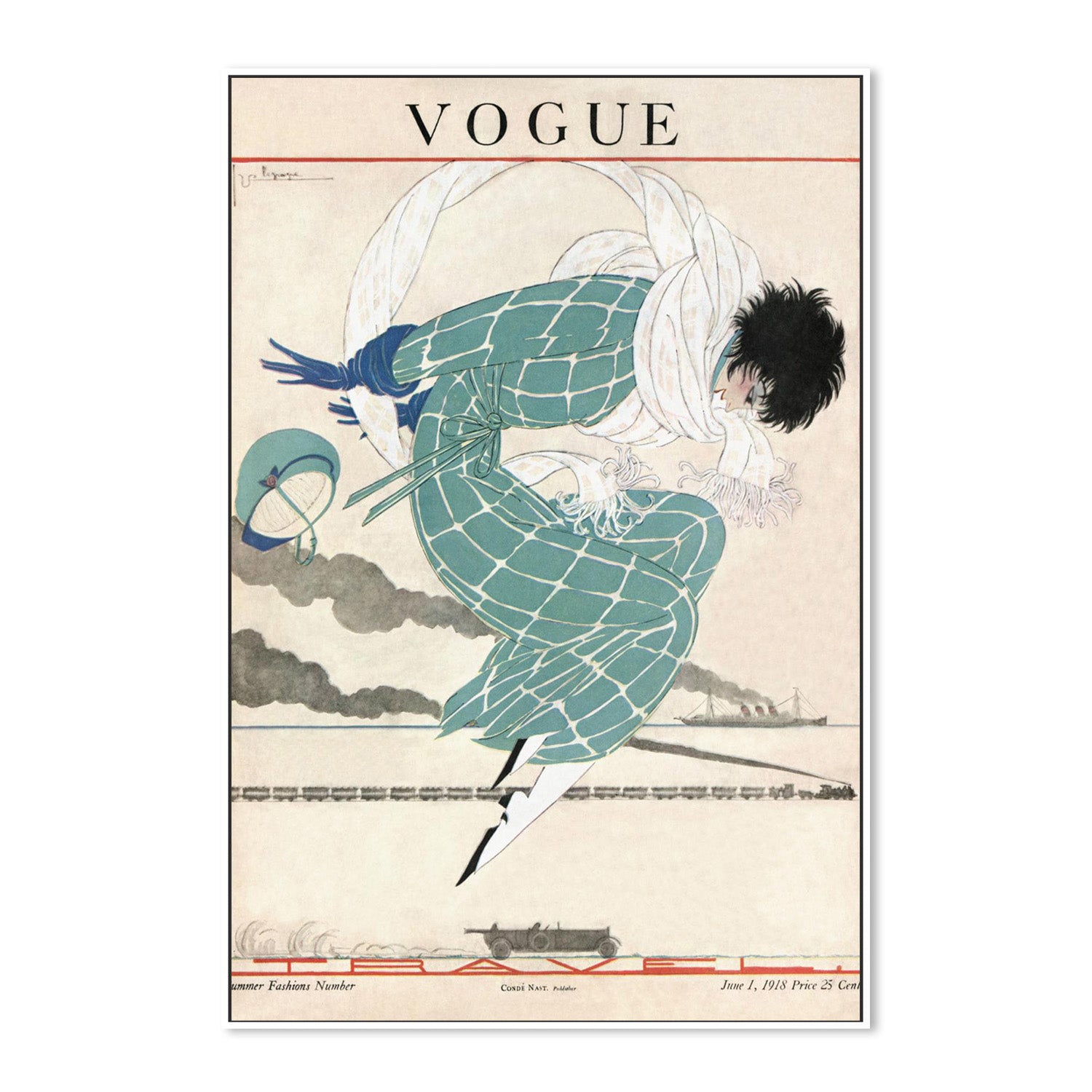 wall-art-print-canvas-poster-framed-Vintage Fashion Cover XII-4