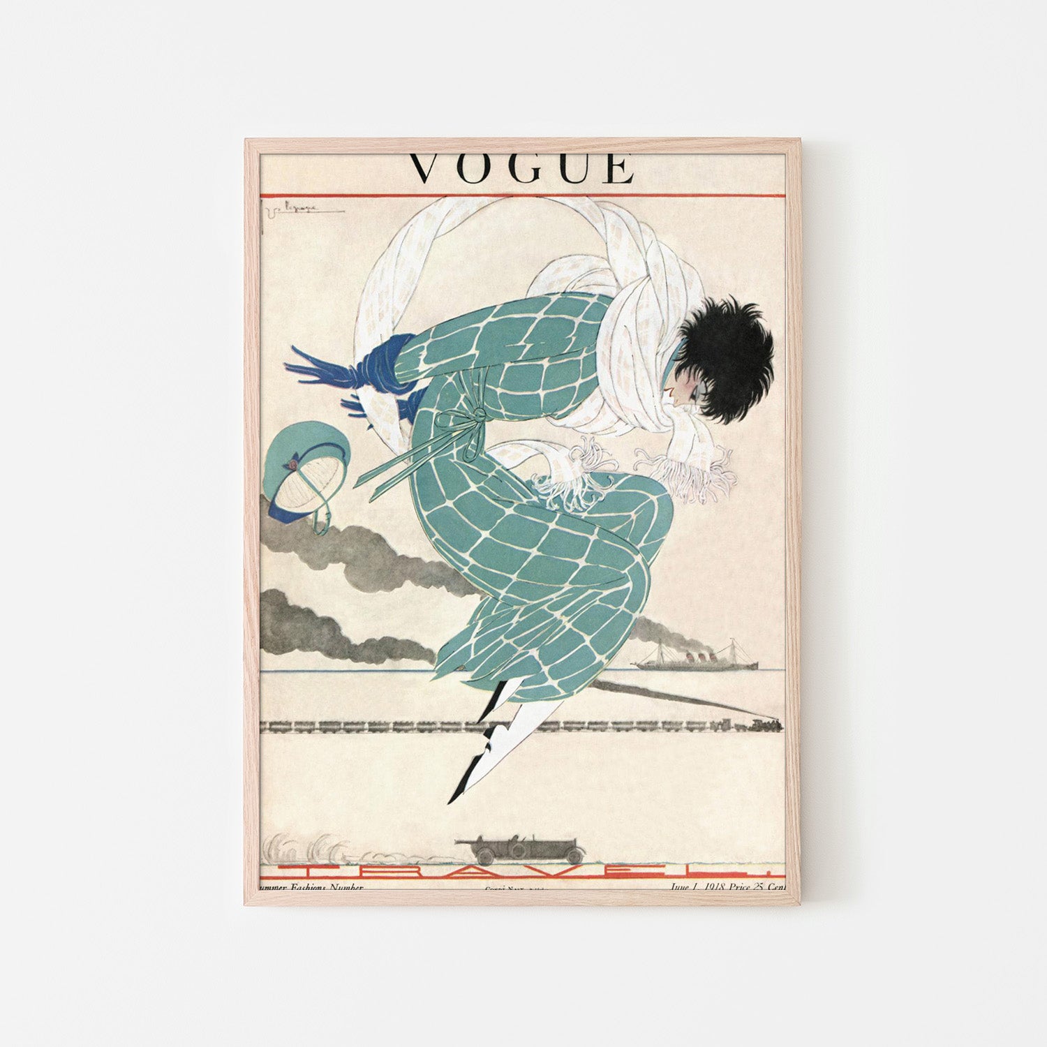 wall-art-print-canvas-poster-framed-Vintage Fashion Cover XII-5