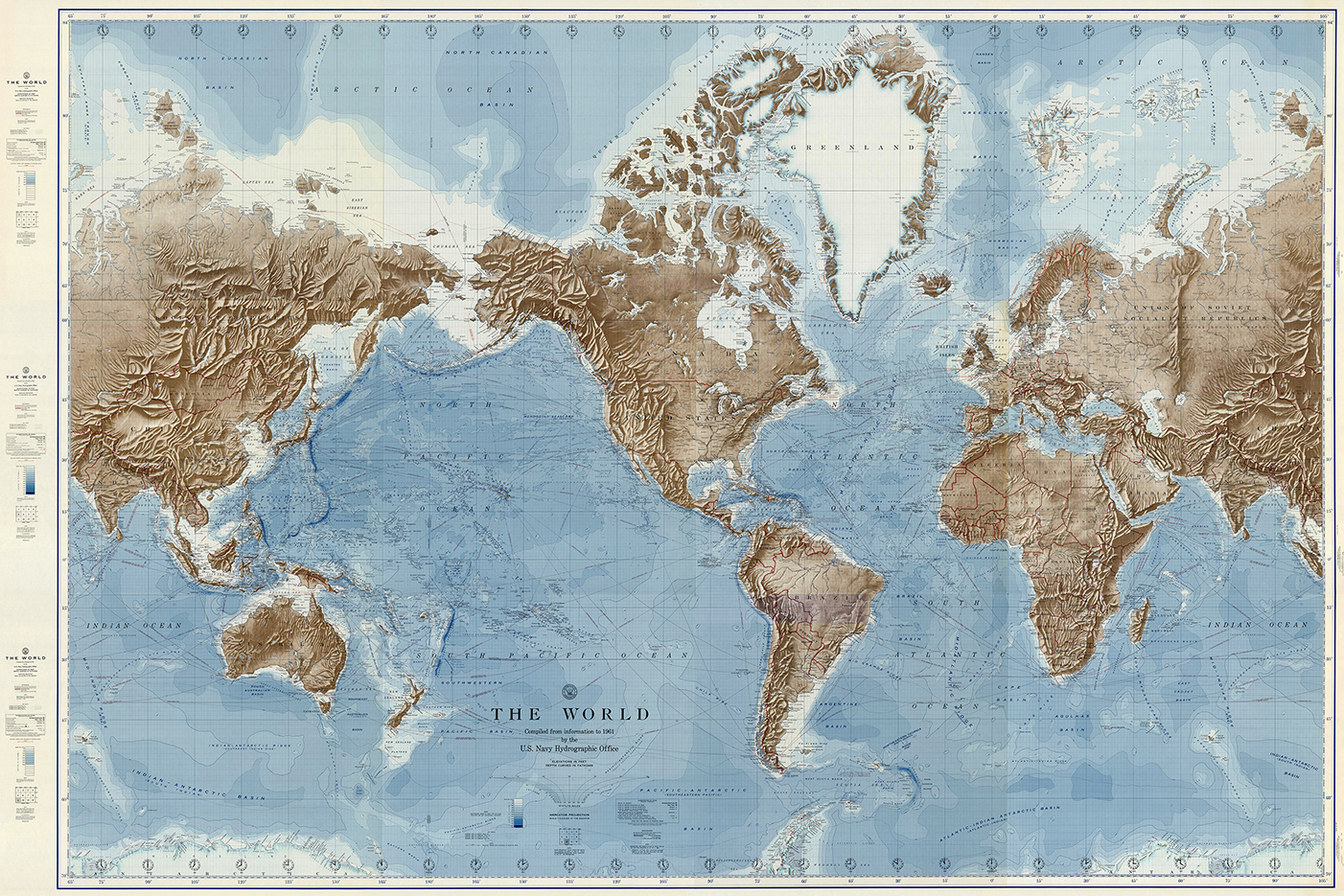 wall-art-print-canvas-poster-framed-Vintage Naval Map , By Adam Shaw-1