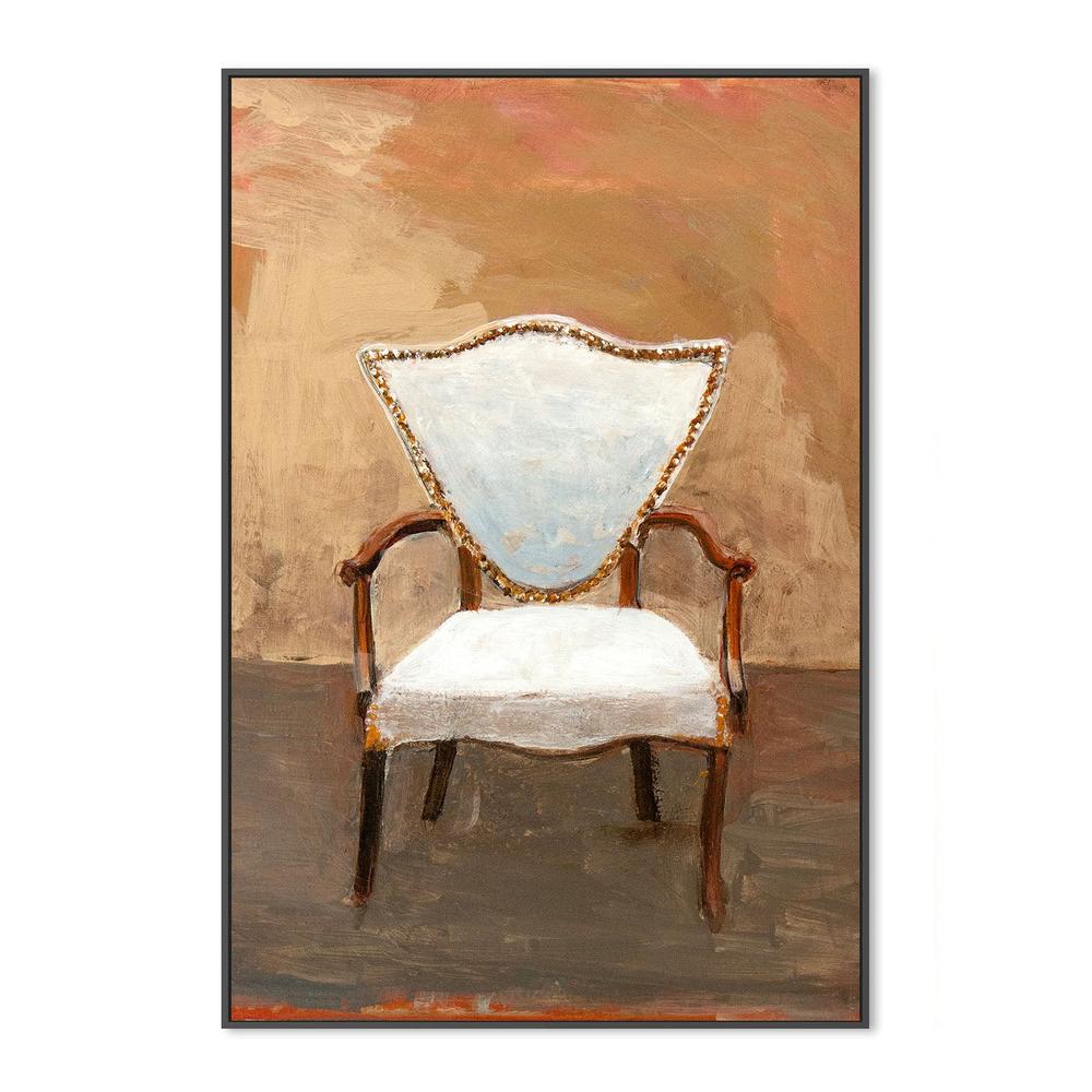 wall-art-print-canvas-poster-framed-Vintage Upholstered Armchair-3