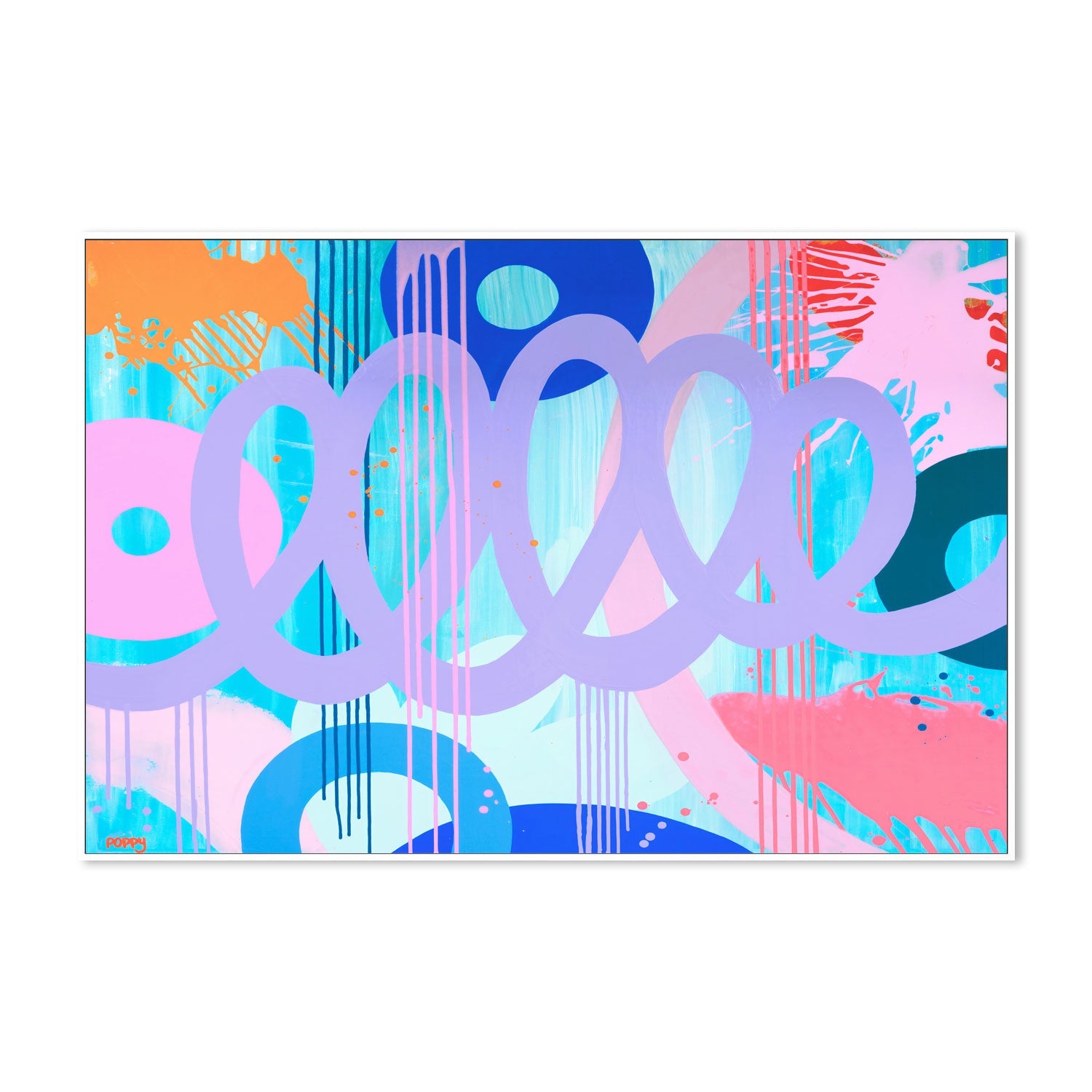 wall-art-print-canvas-poster-framed-Violet Wave, by Poppy Key, Exclusive To Gioia , By Poppy Key-5