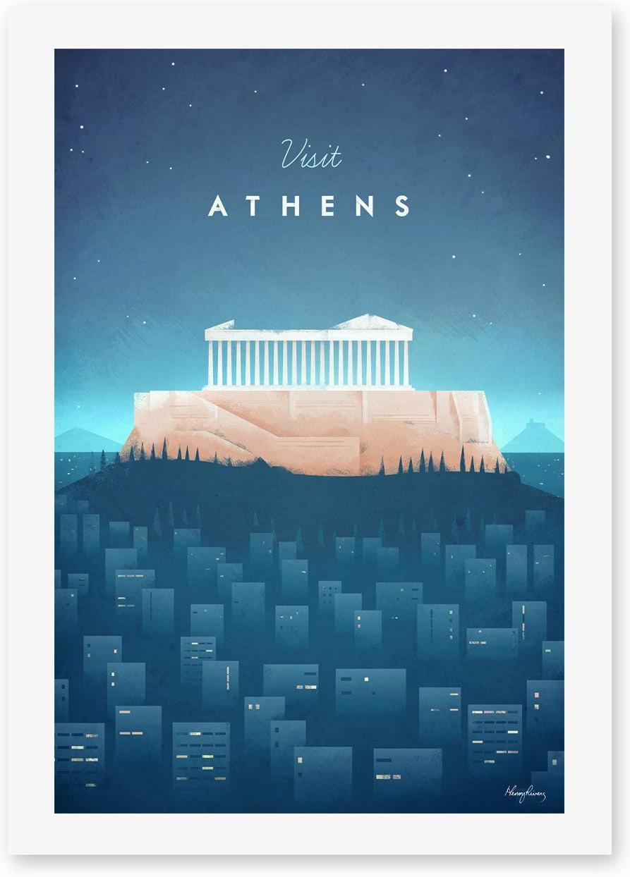 wall-art-print-canvas-poster-framed-Visit Athens , By Henry Rivers-GIOIA-WALL-ART