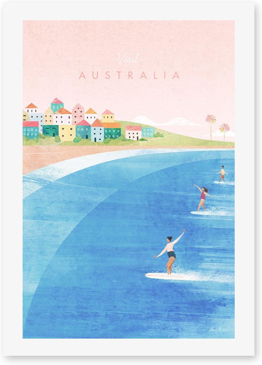 wall-art-print-canvas-poster-framed-Visit Australia , By Henry Rivers-GIOIA-WALL-ART