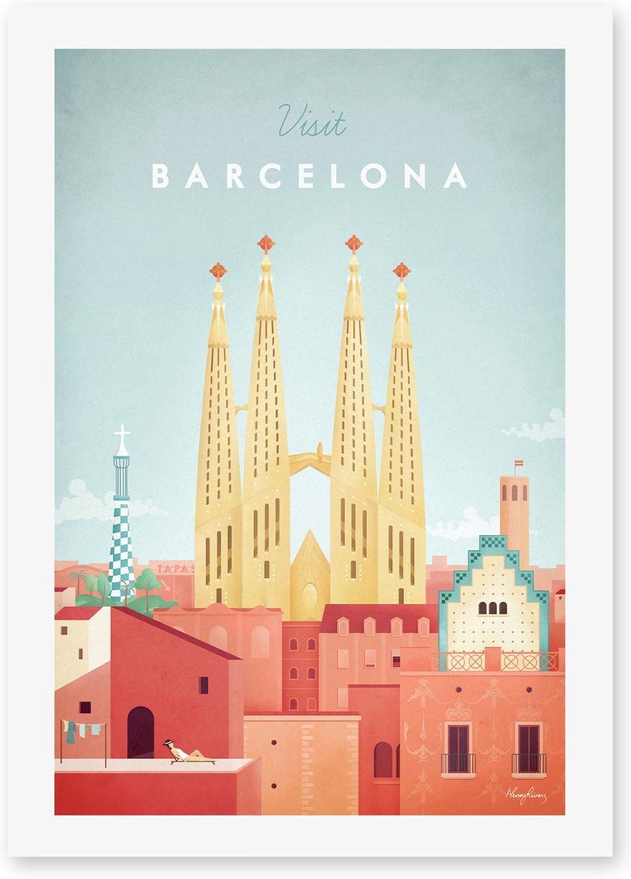 wall-art-print-canvas-poster-framed-Visit Barcelona , By Henry Rivers-GIOIA-WALL-ART