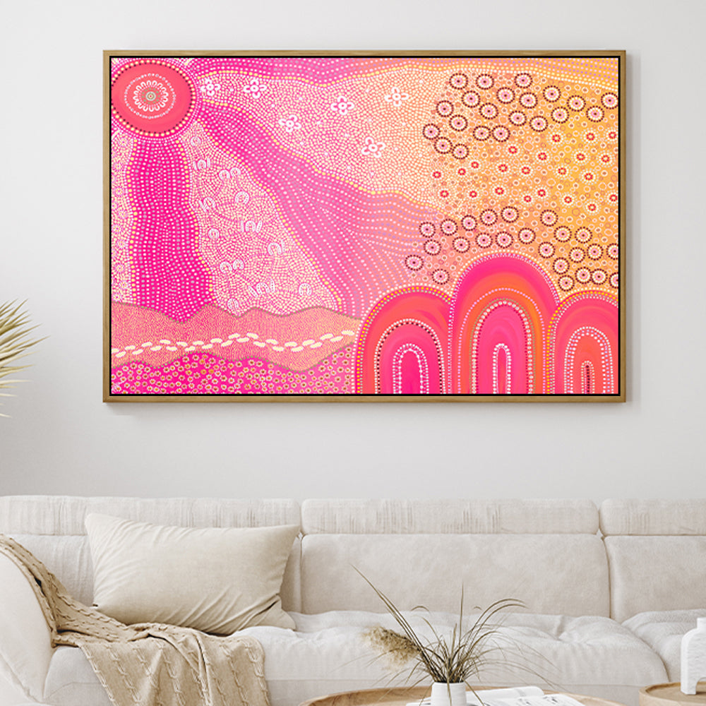 wall-art-print-canvas-poster-framed-Walk Together , By Domica Hill-GIOIA-WALL-ART