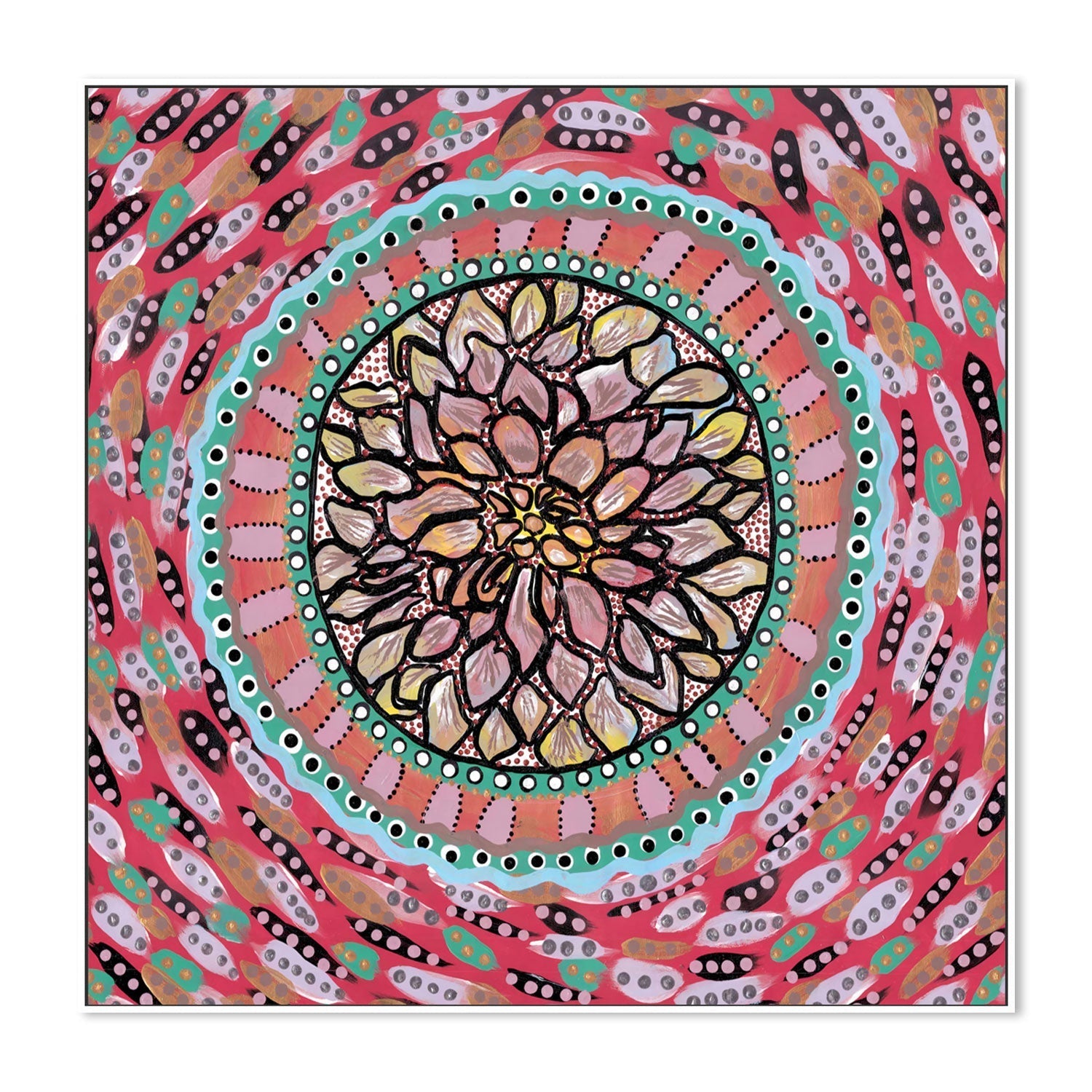 wall-art-print-canvas-poster-framed-Waratah , By Tahni Derbin-GIOIA-WALL-ART