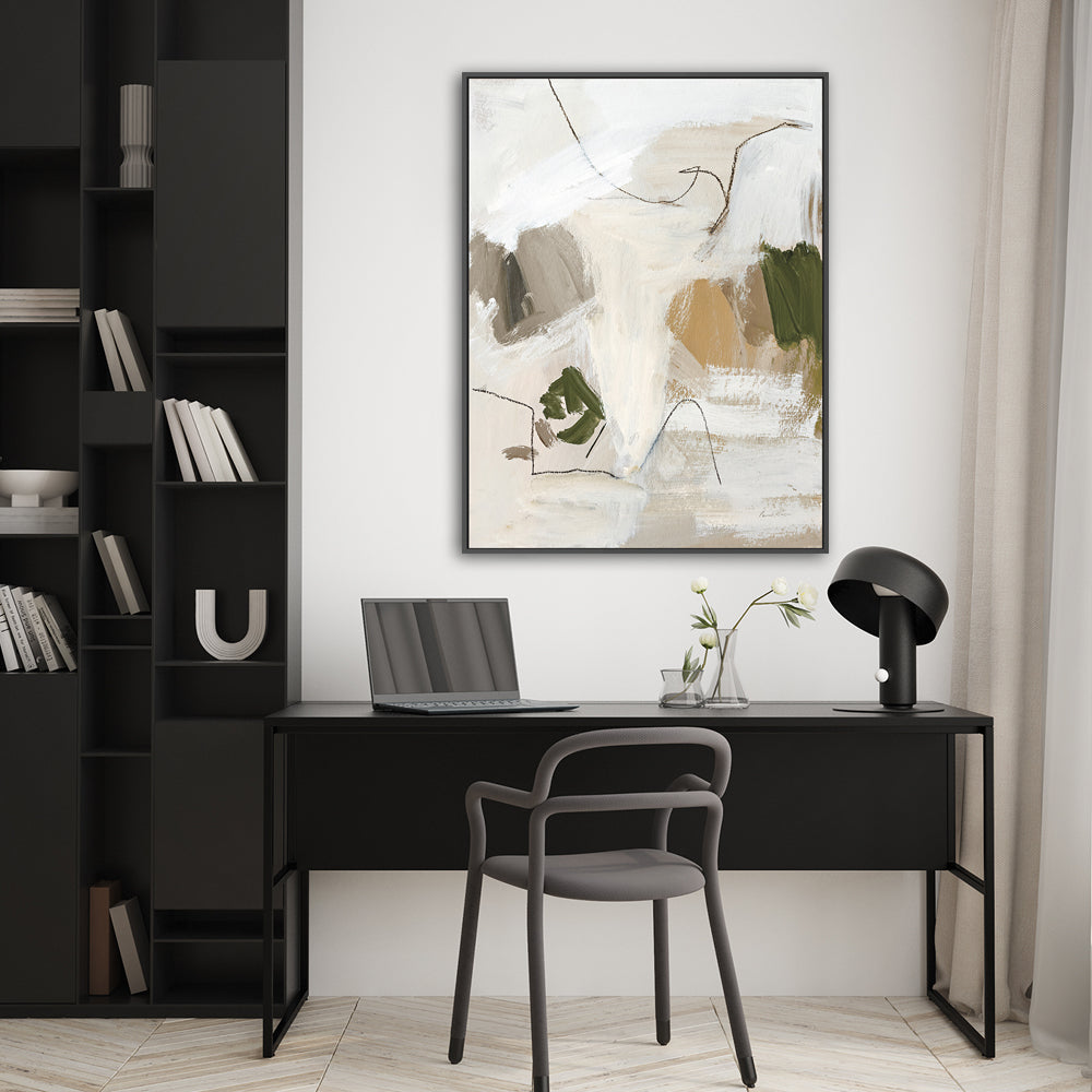 wall-art-print-canvas-poster-framed-Warm Abstract II , By Pamela Munger-2