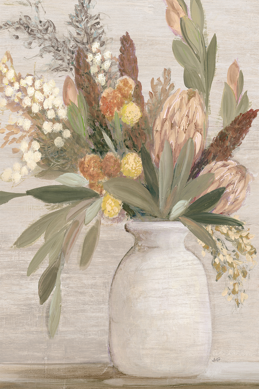 wall-art-print-canvas-poster-framed-Warm Protea, Style B , By Julia Contacessi-GIOIA-WALL-ART