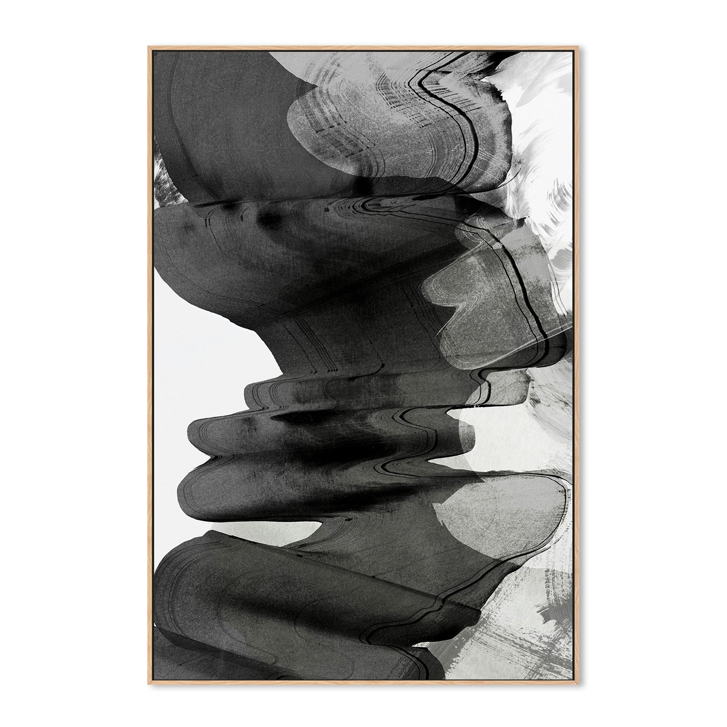 wall-art-print-canvas-poster-framed-Warped, Style A-4