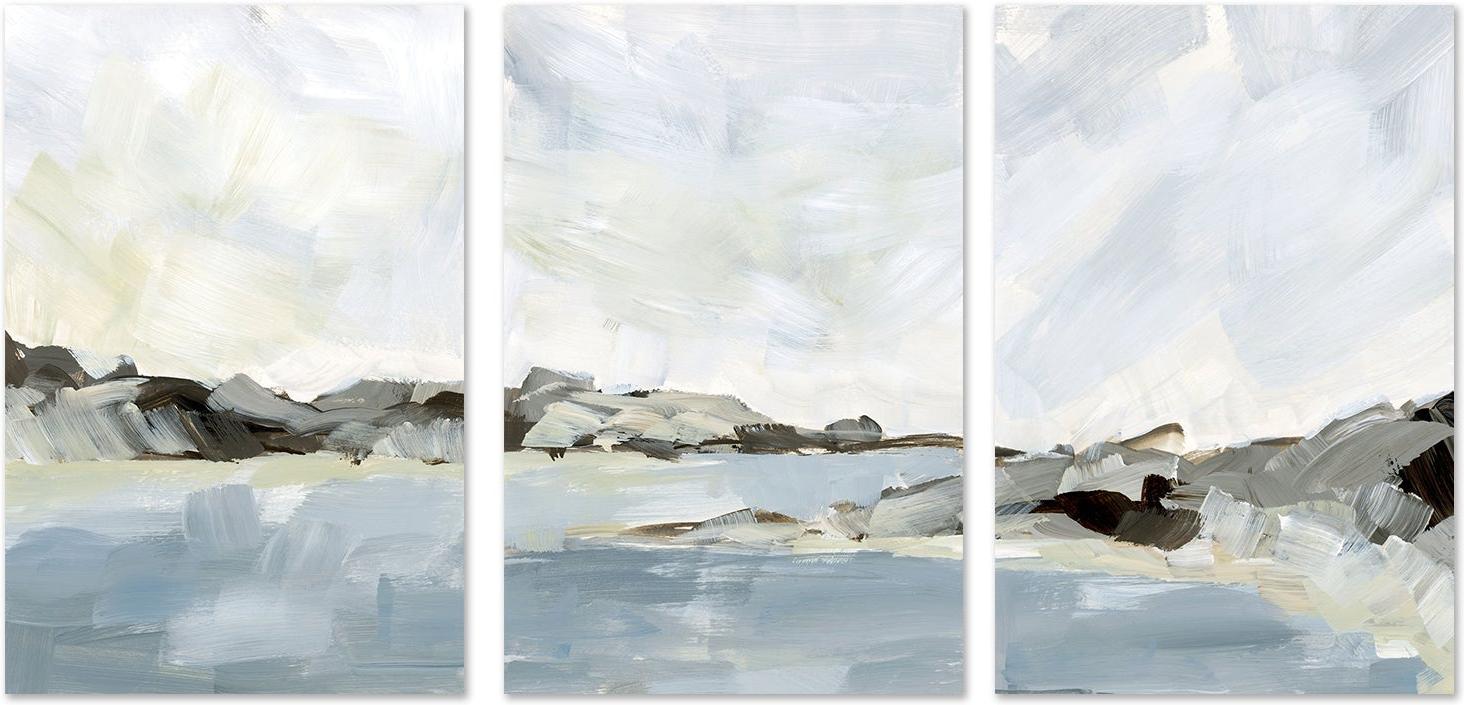 wall-art-print-canvas-poster-framed-Washed Out, Style A, B & C, Set Of 3-by-Emily Wood-Gioia Wall Art