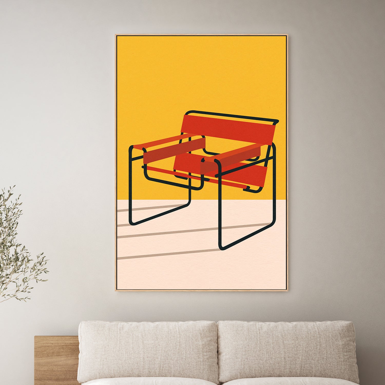 wall-art-print-canvas-poster-framed-Wassily Chair Marcel Breuer-2