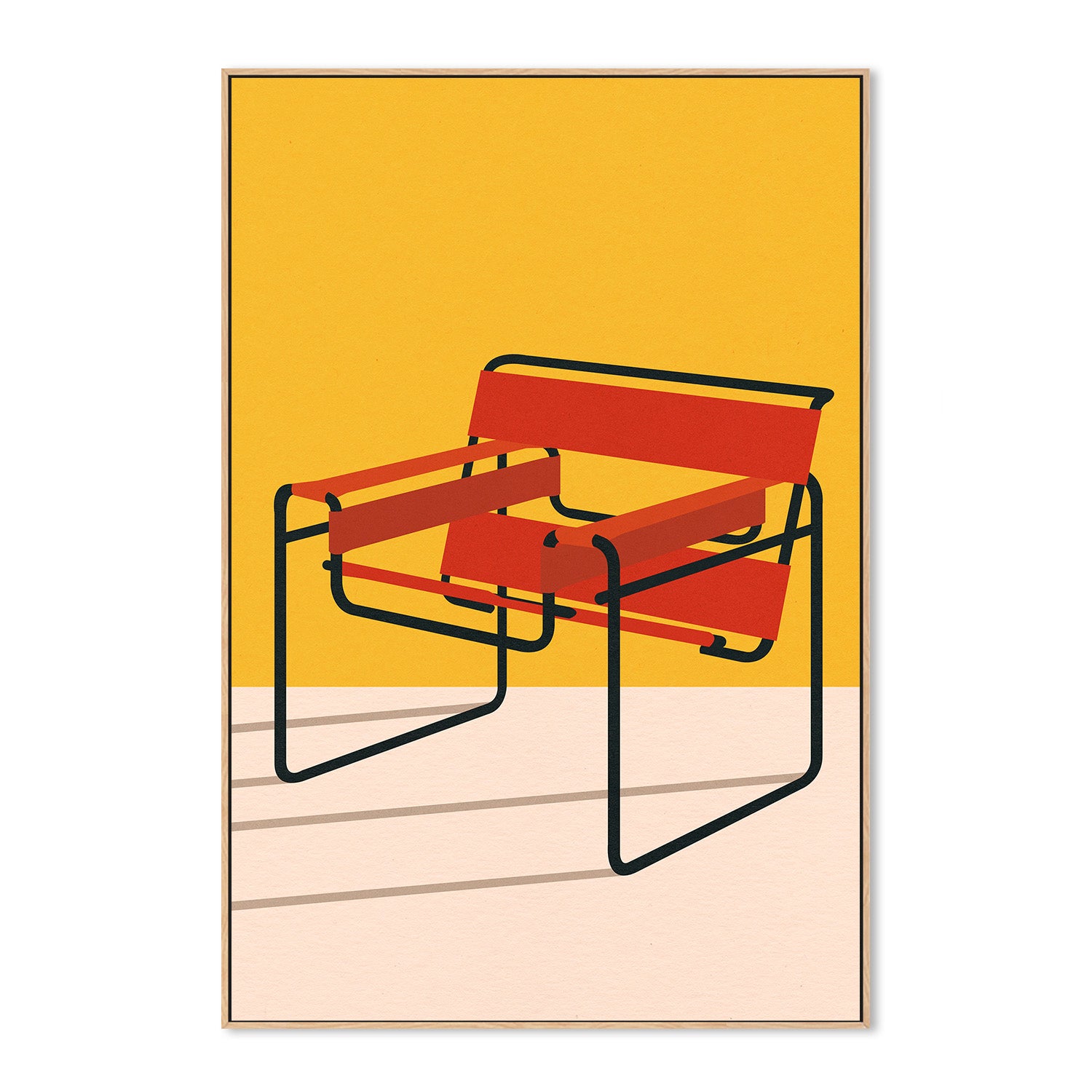 wall-art-print-canvas-poster-framed-Wassily Chair Marcel Breuer-4