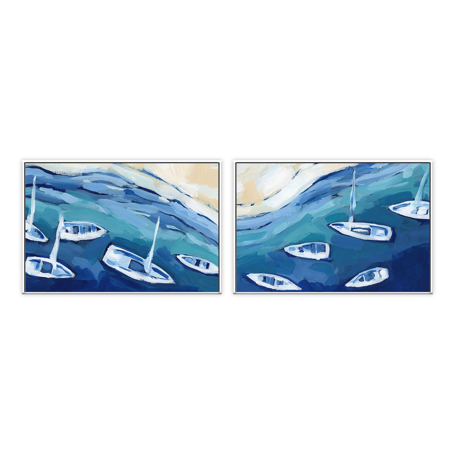 wall-art-print-canvas-poster-framed-Waters Of Crete , Style A & B, Set Of 2 , By Jetty Home-5