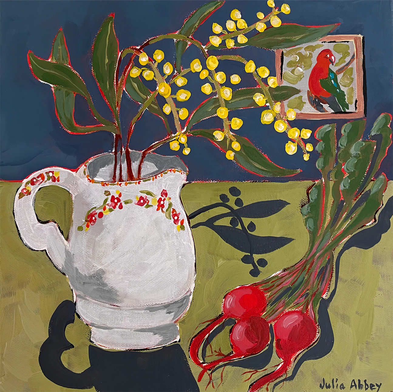 wall-art-print-canvas-poster-framed-Wattle , By Julia Abbey-1