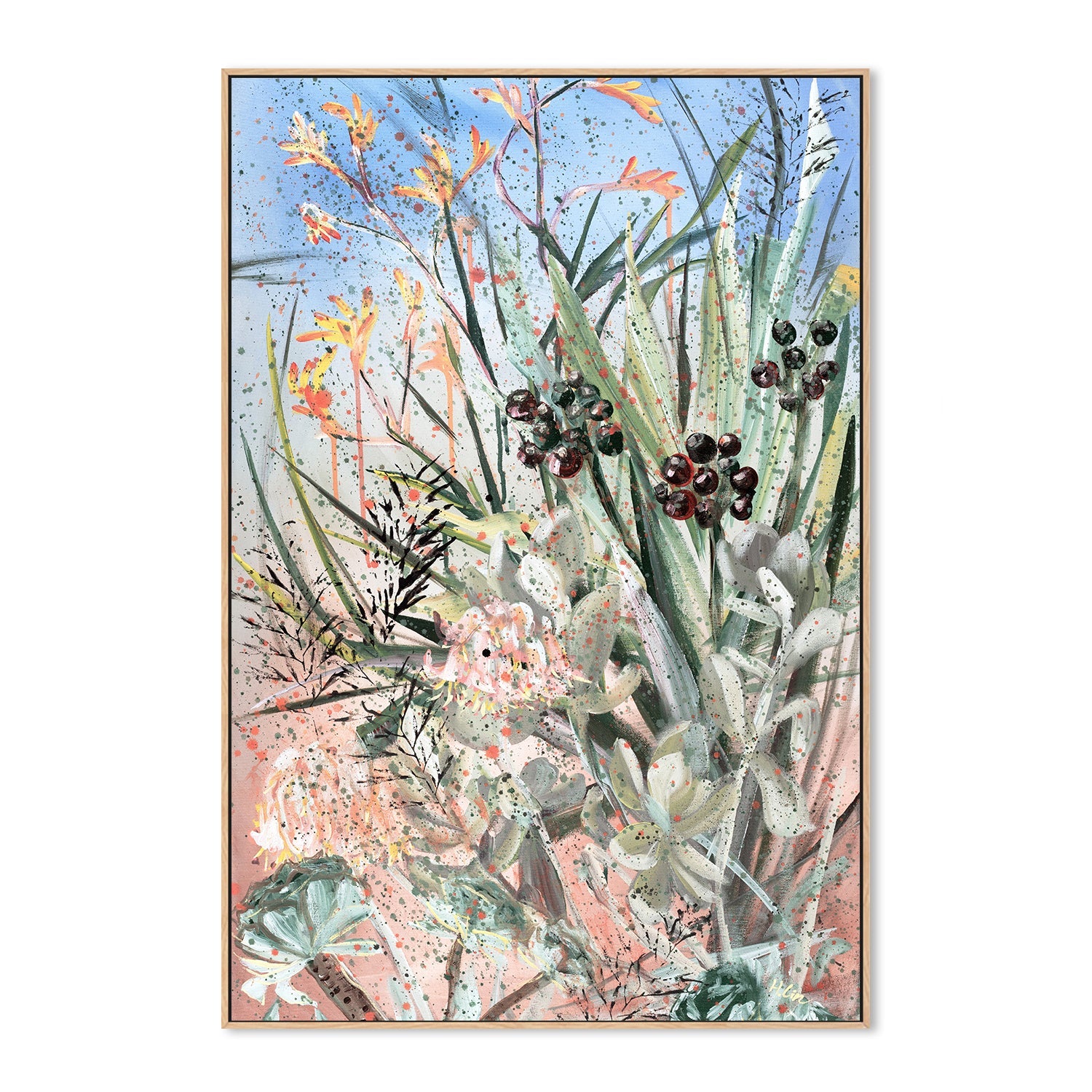 wall-art-print-canvas-poster-framed-We Are One, Australian Garden , By Hsin Lin-4