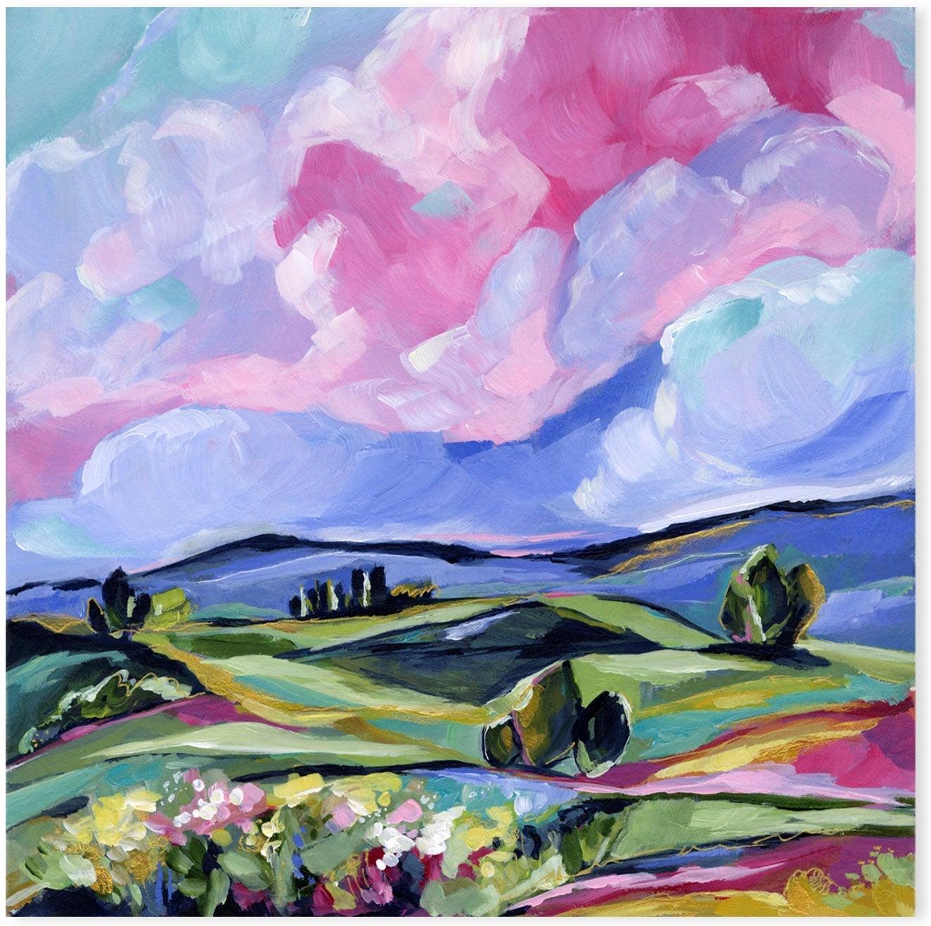 wall-art-print-canvas-poster-framed-We Move With The Clouds , By Lia Nell-GIOIA-WALL-ART