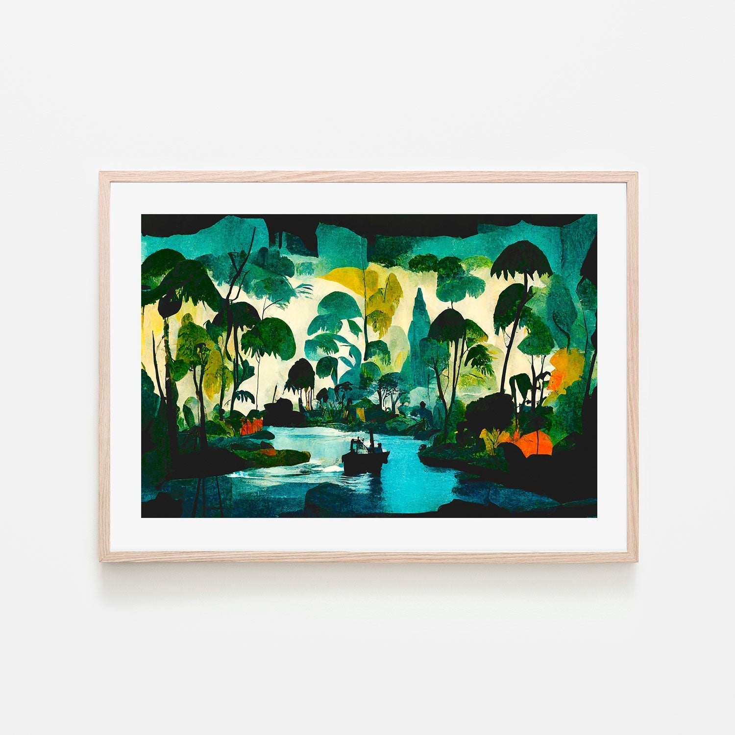 wall-art-print-canvas-poster-framed-Welcome To The Jungle , By Treechild-GIOIA-WALL-ART