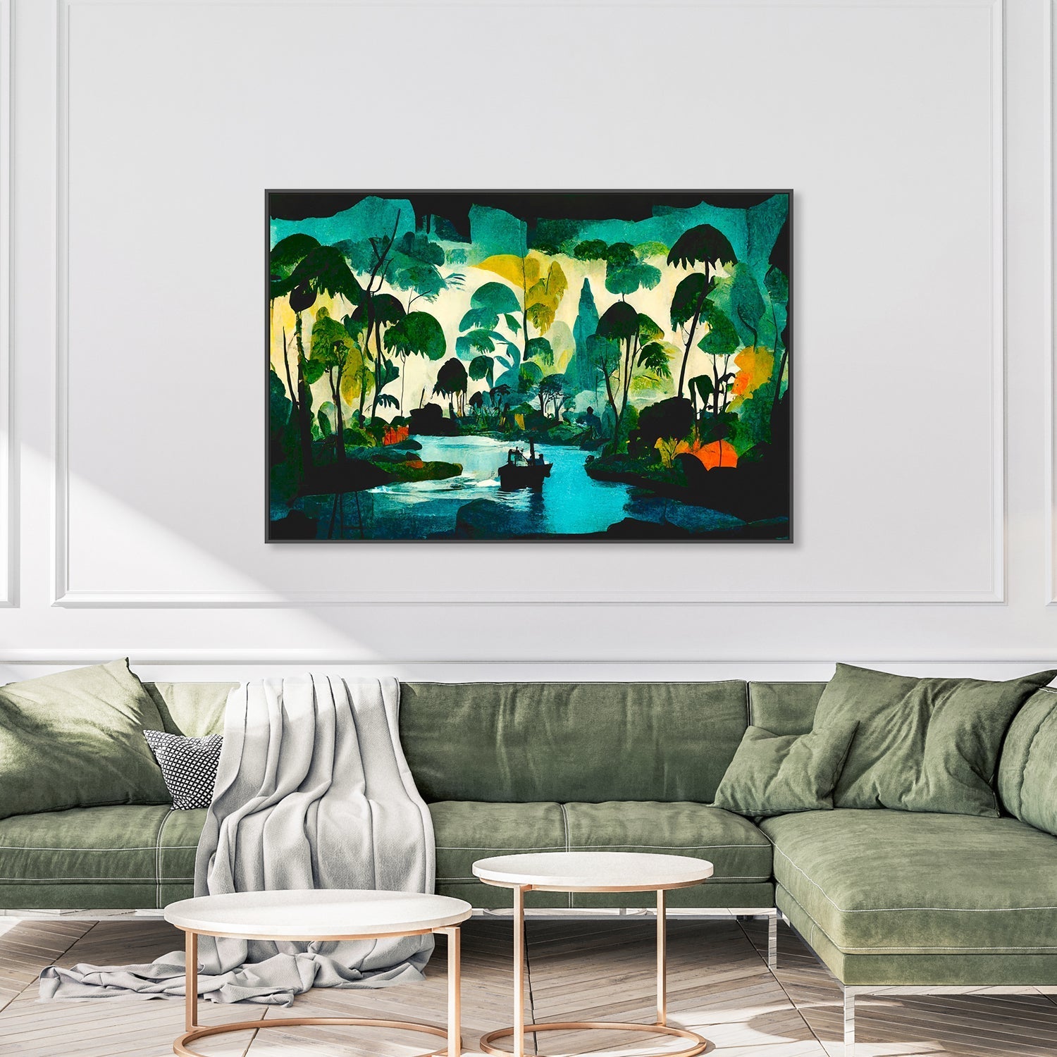 wall-art-print-canvas-poster-framed-Welcome To The Jungle , By Treechild-GIOIA-WALL-ART