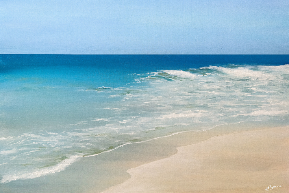wall-art-print-canvas-poster-framed-Welcoming Waves , By Joanne Barnes-1
