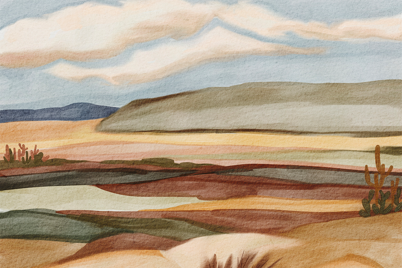 wall-art-print-canvas-poster-framed-Western Americana Landscape , By Nikita Jariwala-1