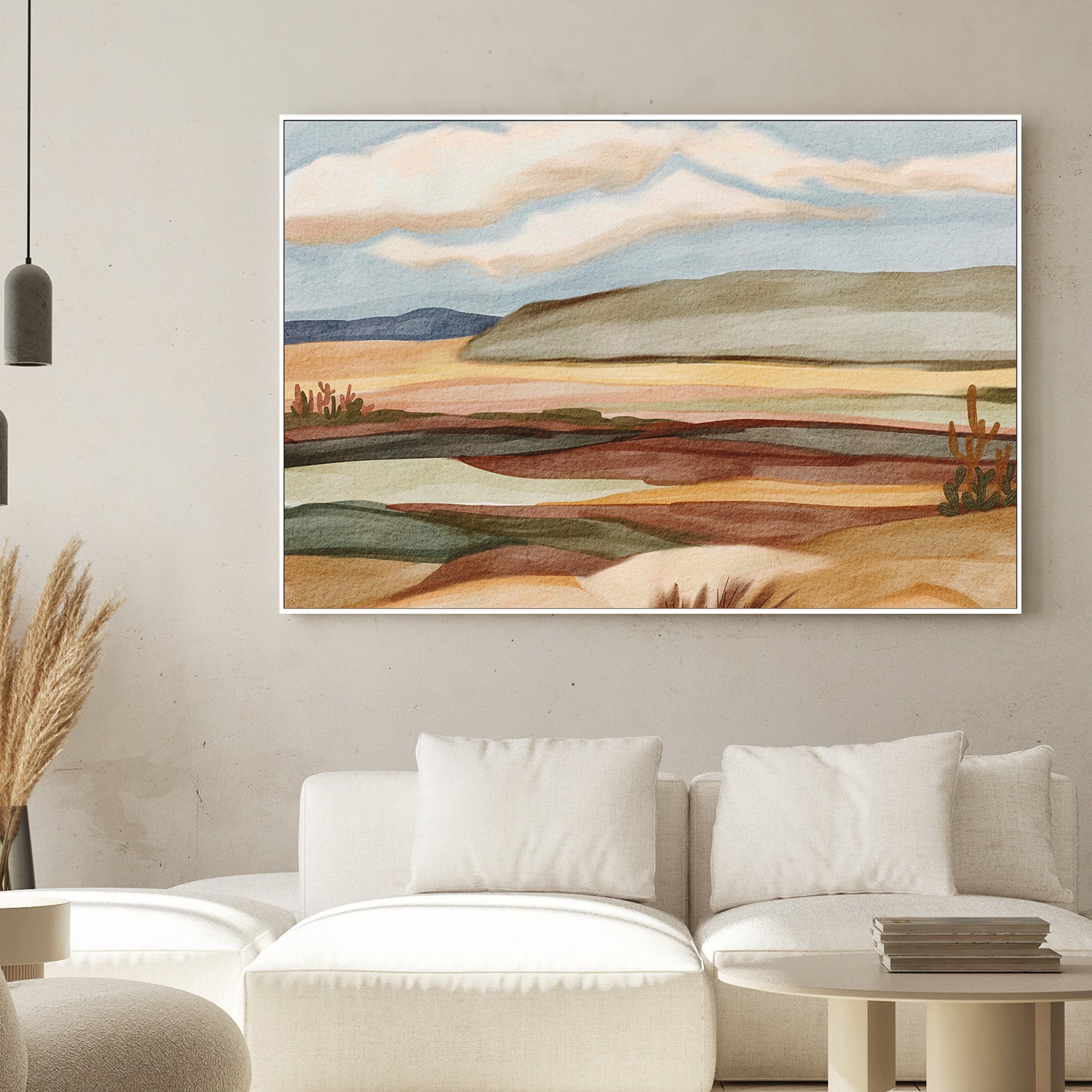 wall-art-print-canvas-poster-framed-Western Americana Landscape , By Nikita Jariwala-2