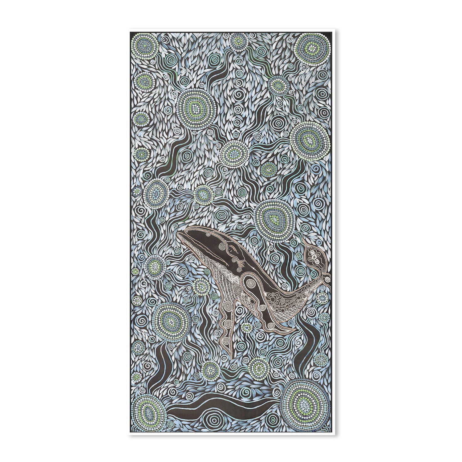 wall-art-print-canvas-poster-framed-Whale Spirit, Blue Tone , By Emma Rigney-5