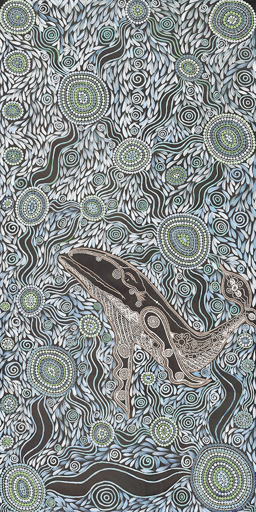 wall-art-print-canvas-poster-framed-Whale Spirit, Blue Tone , By Emma Rigney-8
