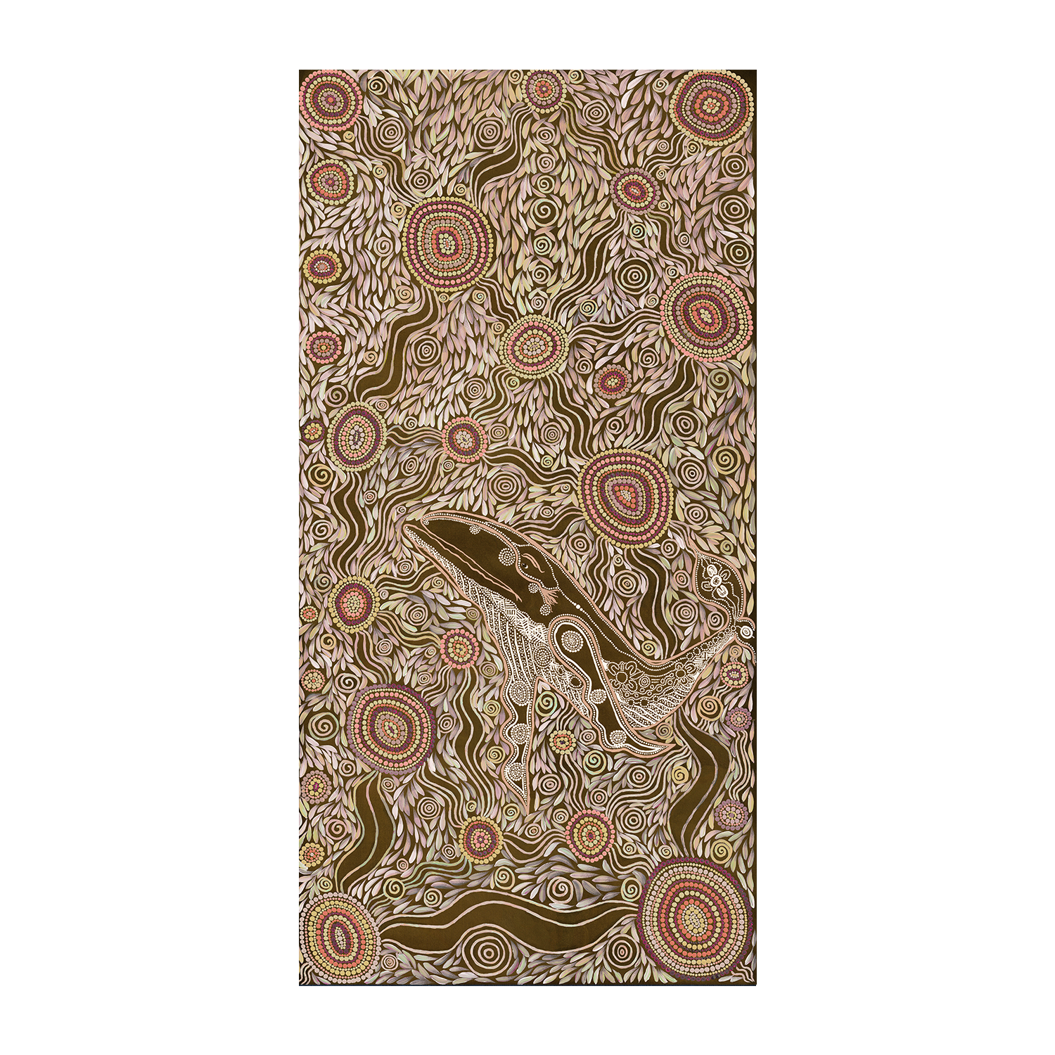 wall-art-print-canvas-poster-framed-Whale Spirit, Mocha Tone , By Emma Rigney-1