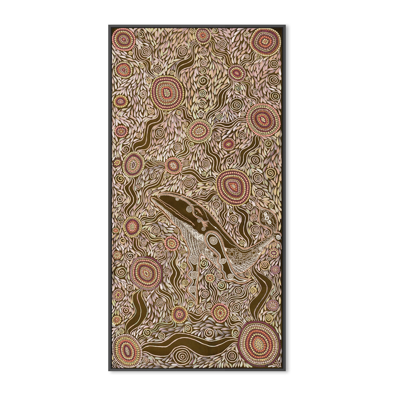 wall-art-print-canvas-poster-framed-Whale Spirit, Mocha Tone , By Emma Rigney-3