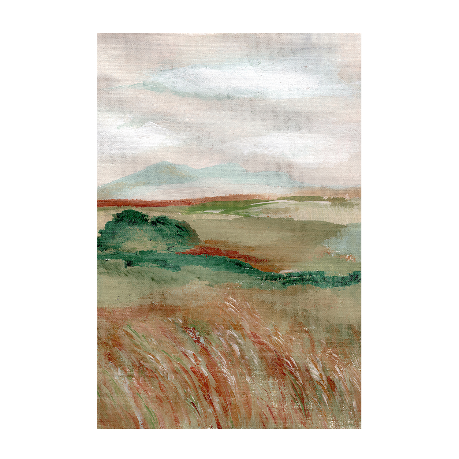 wall-art-print-canvas-poster-framed-Wheat Meadow, Style A & B, Set Of 2 , By Nikita Jariwala-8