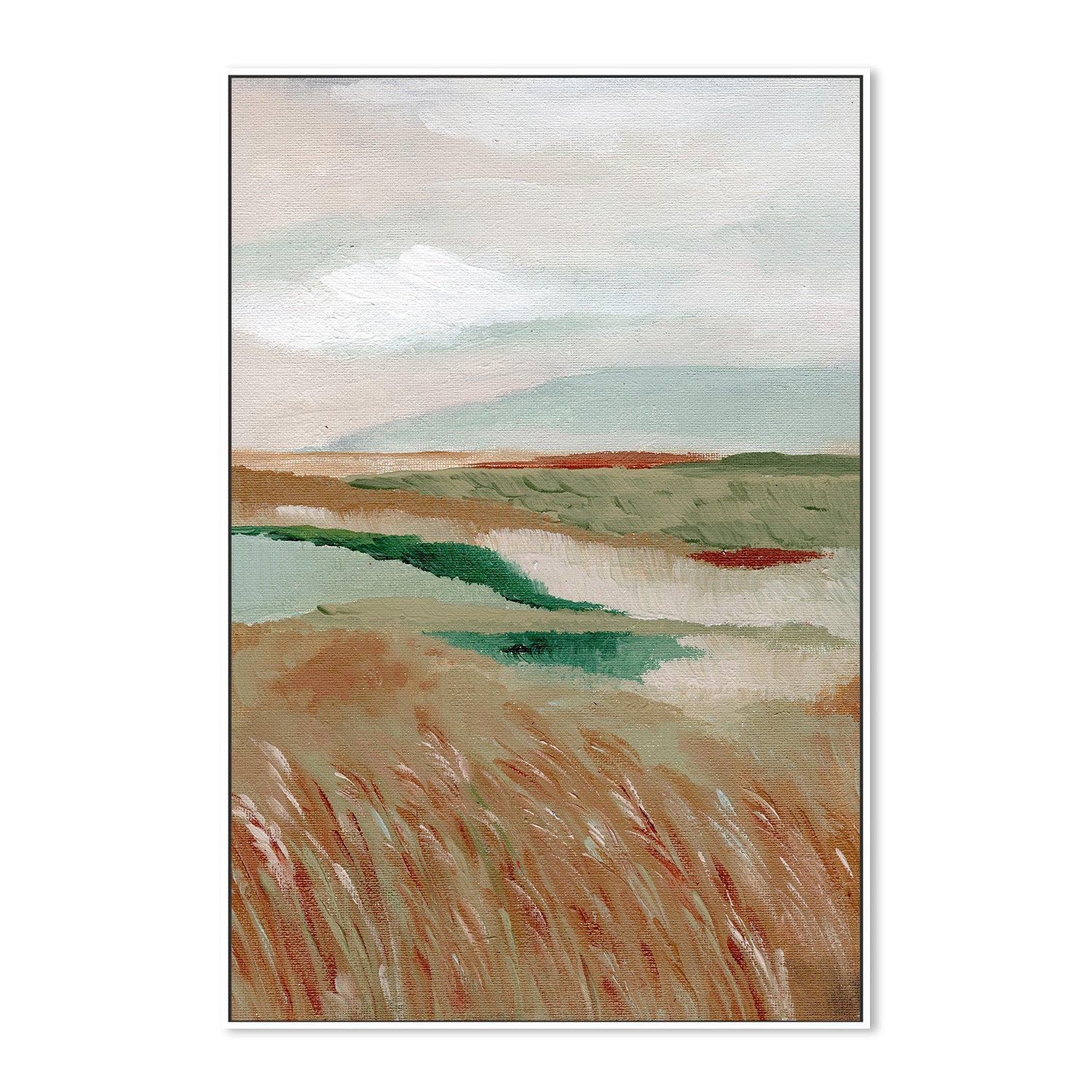 wall-art-print-canvas-poster-framed-Wheat Meadow, Style B , By Nikita Jariwala-5