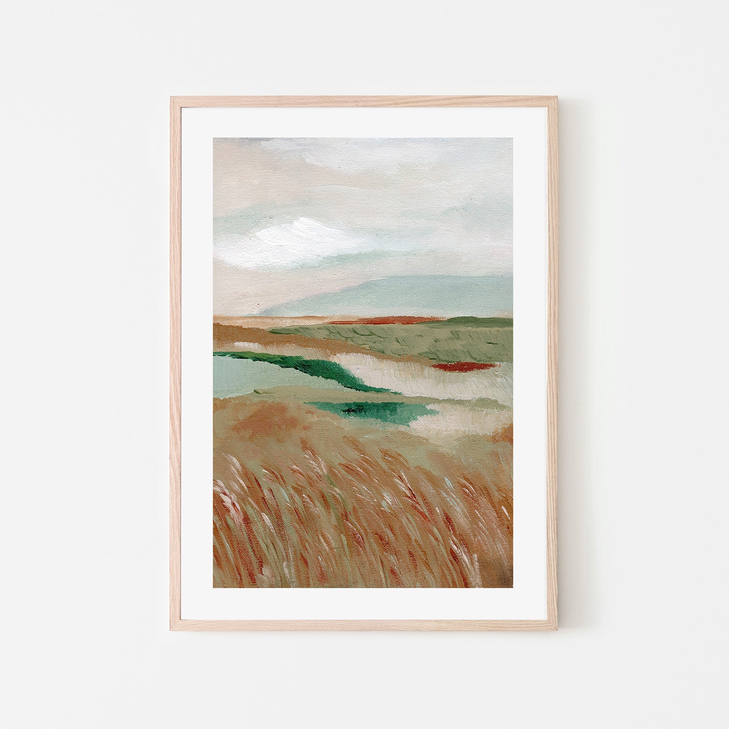 wall-art-print-canvas-poster-framed-Wheat Meadow, Style B , By Nikita Jariwala-6