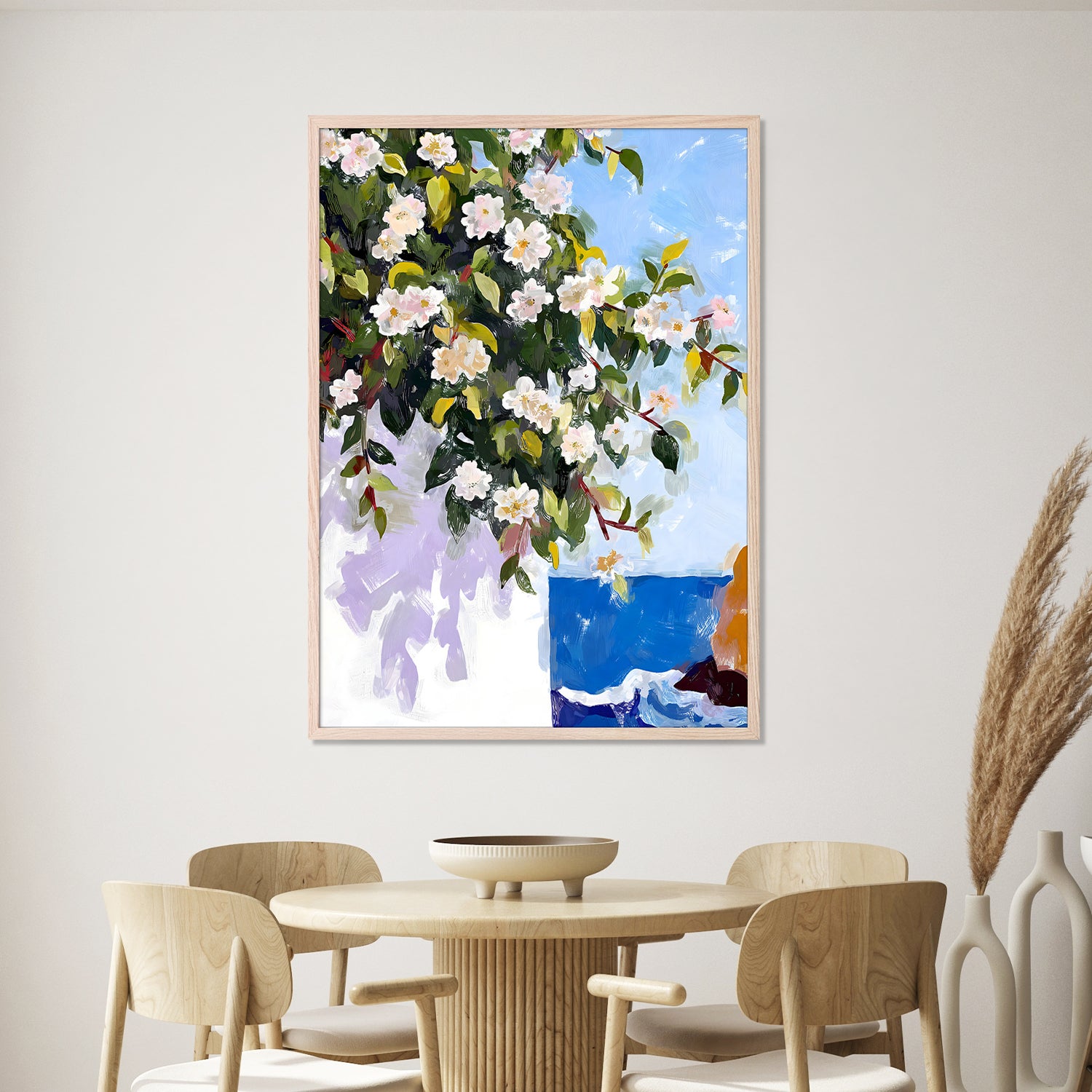 wall-art-print-canvas-poster-framed-Where The Blossoms Meet The Sea-2