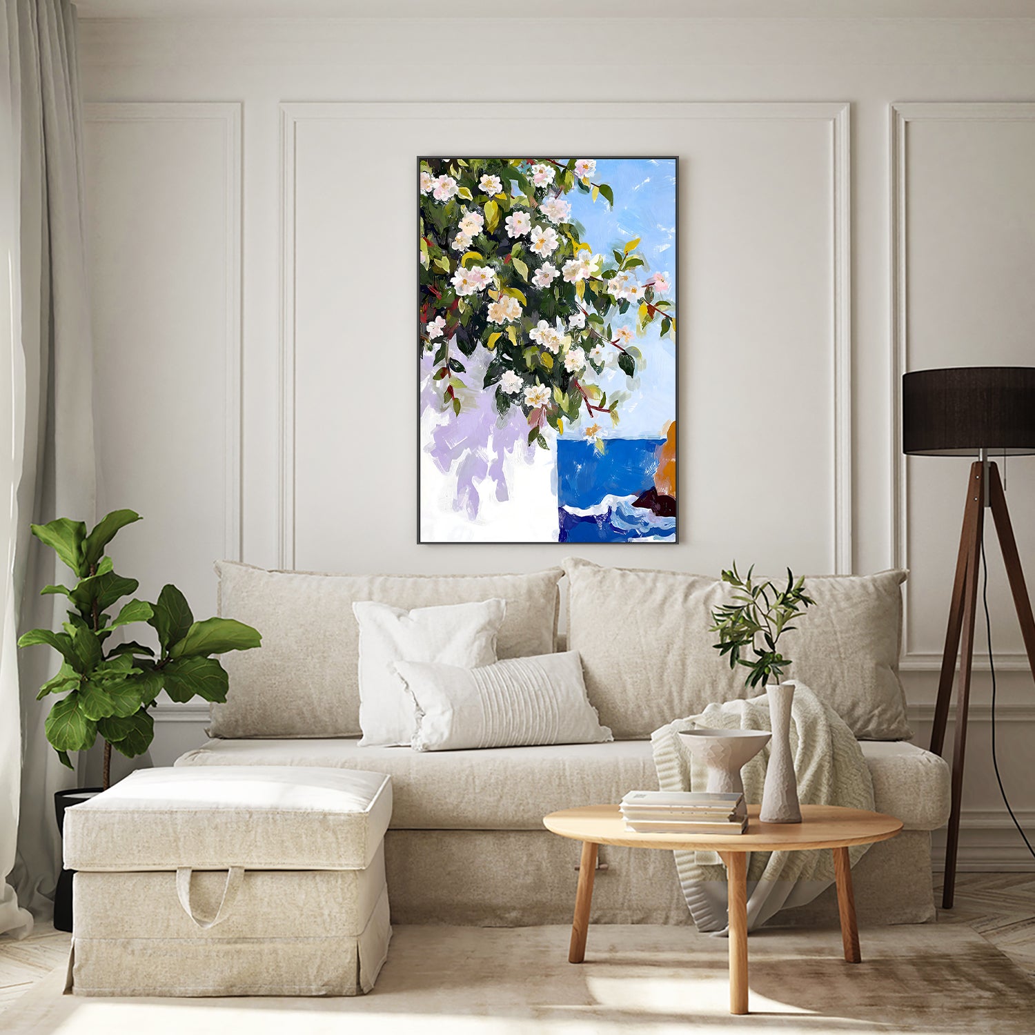wall-art-print-canvas-poster-framed-Where The Blossoms Meet The Sea-8