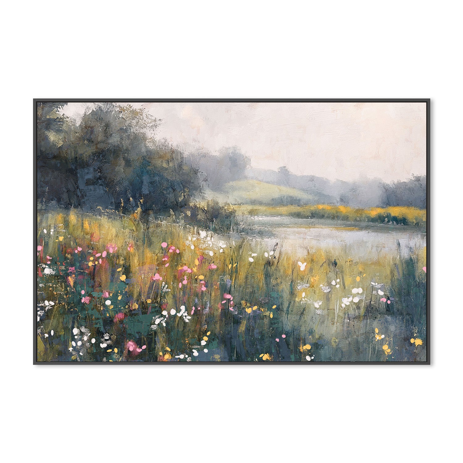 wall-art-print-canvas-poster-framed-Where the River Runs, Style A-3