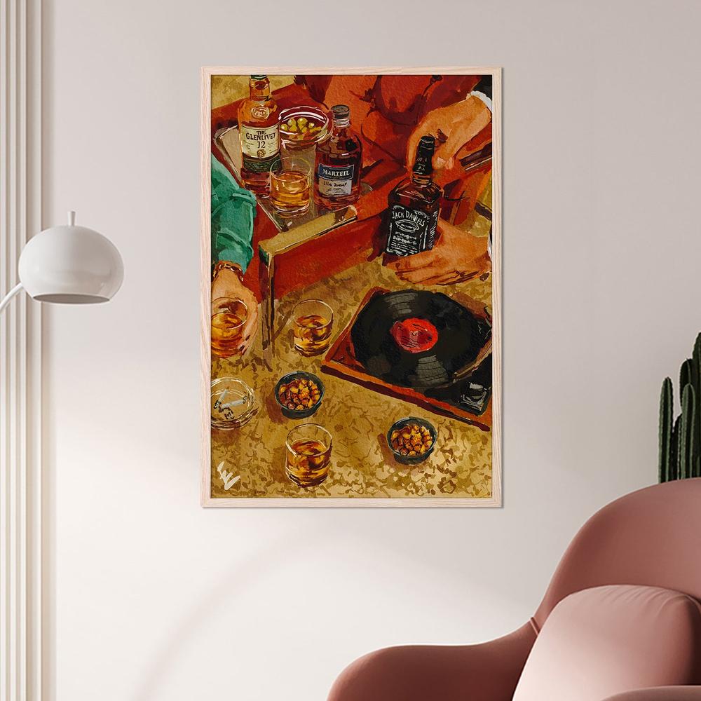 wall-art-print-canvas-poster-framed-Whiskey tasting-7