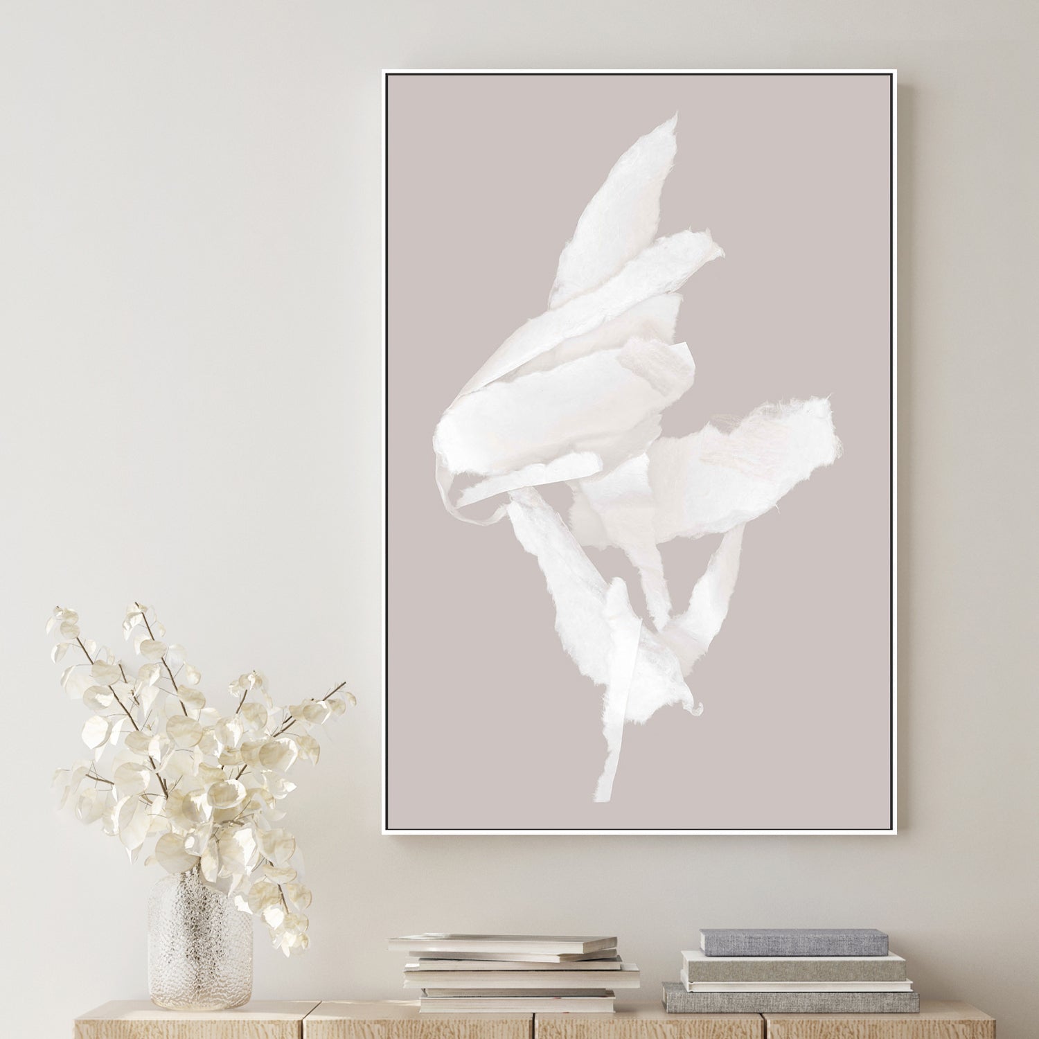 wall-art-print-canvas-poster-framed-Whispering Paper, Style B-2