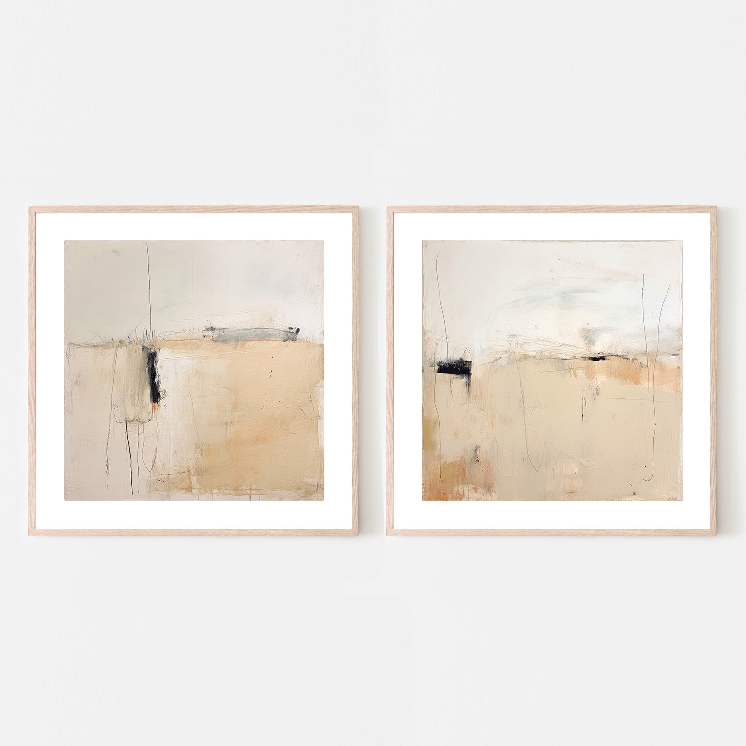 wall-art-print-canvas-poster-framed-Whispers Of The Dune, Style A & B, Set Of 2 , By Irena Orlov-6