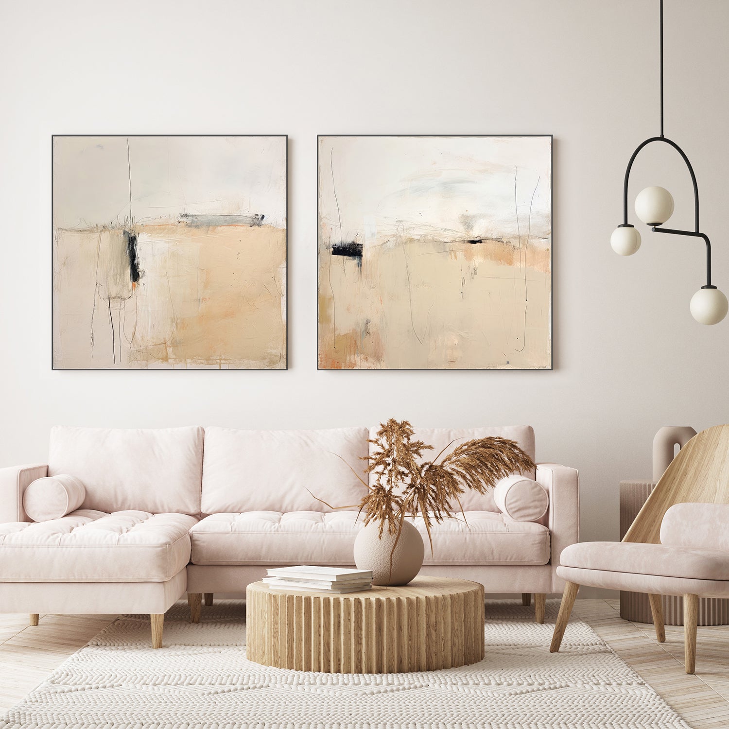 wall-art-print-canvas-poster-framed-Whispers Of The Dune, Style A & B, Set Of 2 , By Irena Orlov-7