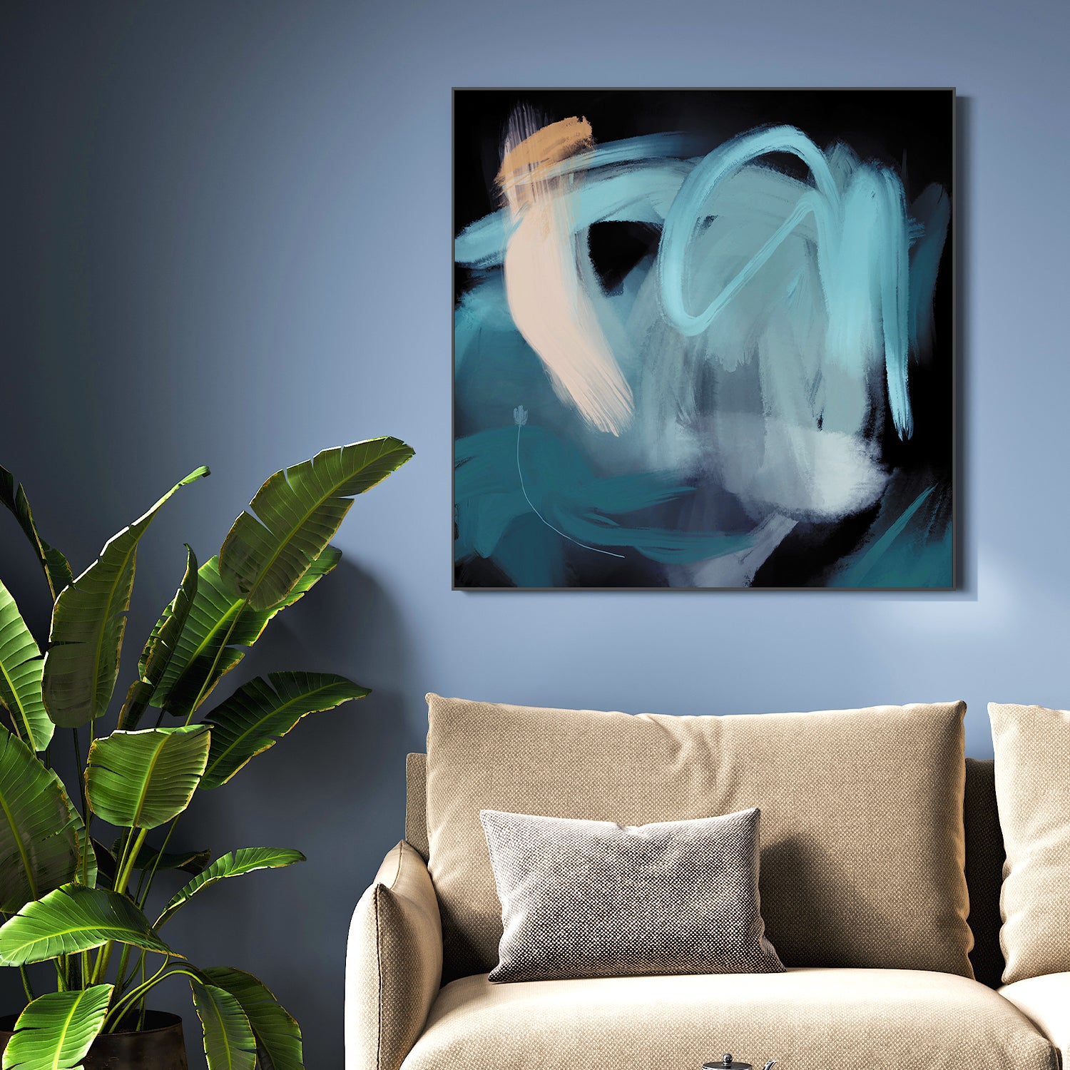 wall-art-print-canvas-poster-framed-Whispers of the Ocean , By Rohan Sharma-2