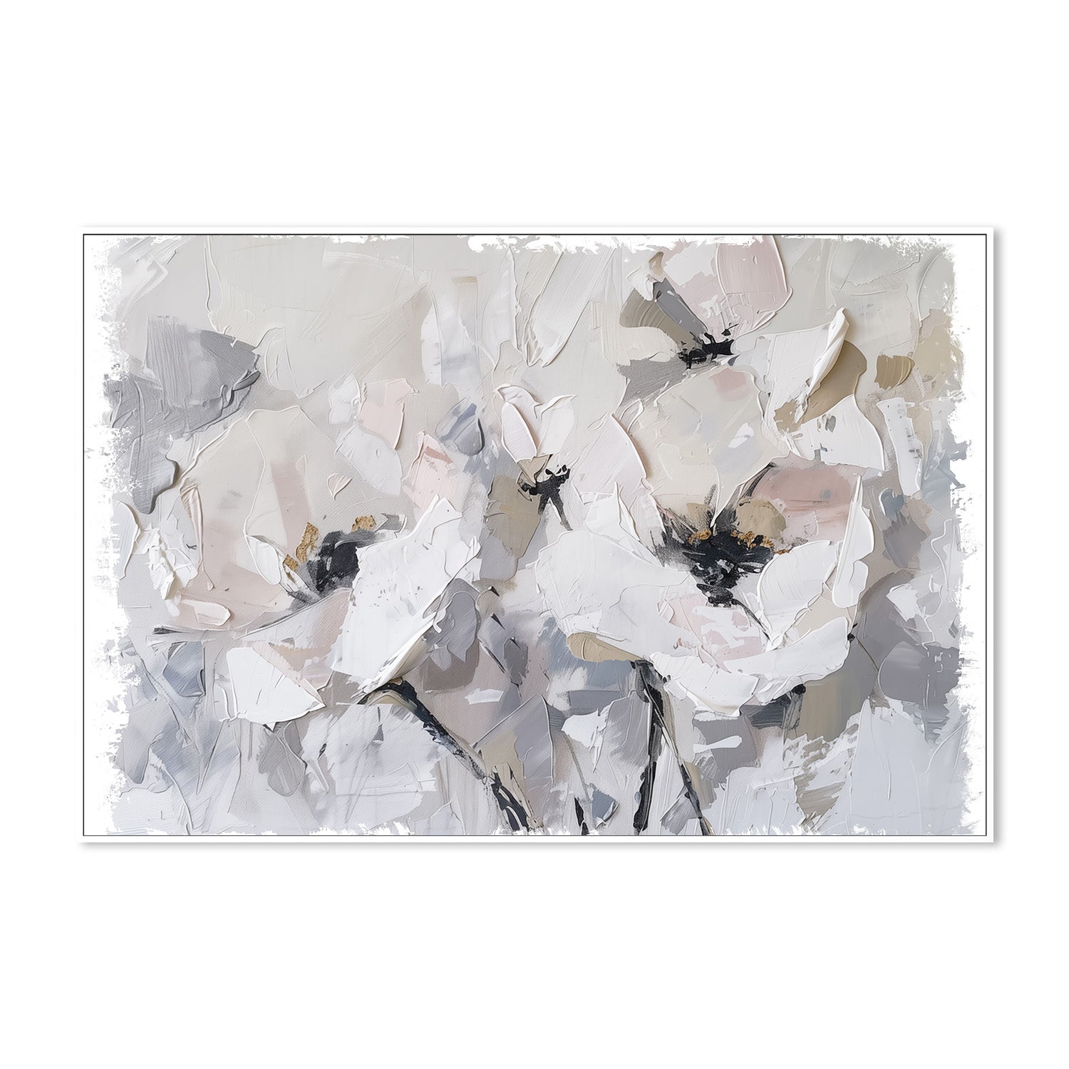 wall-art-print-canvas-poster-framed-White Blossoms-5