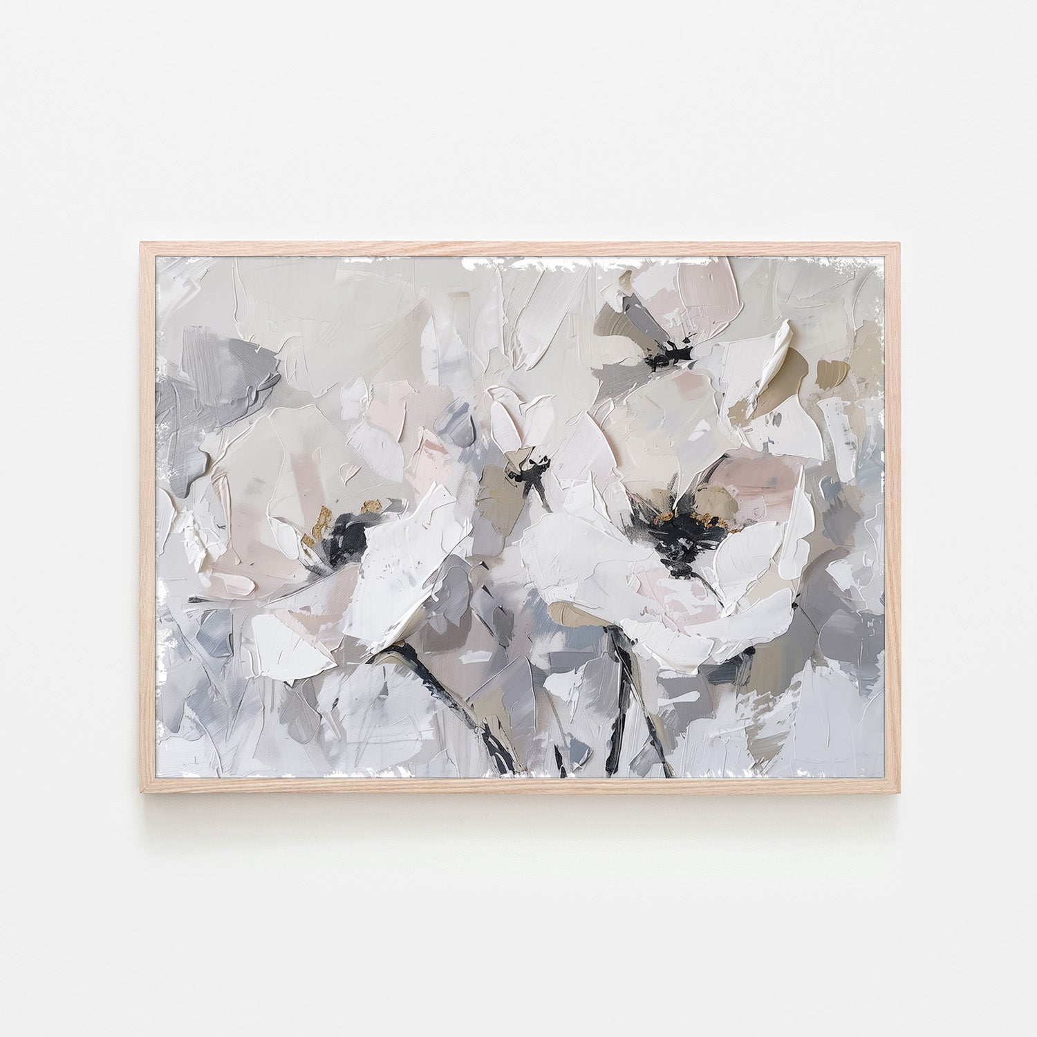 wall-art-print-canvas-poster-framed-White Blossoms-6