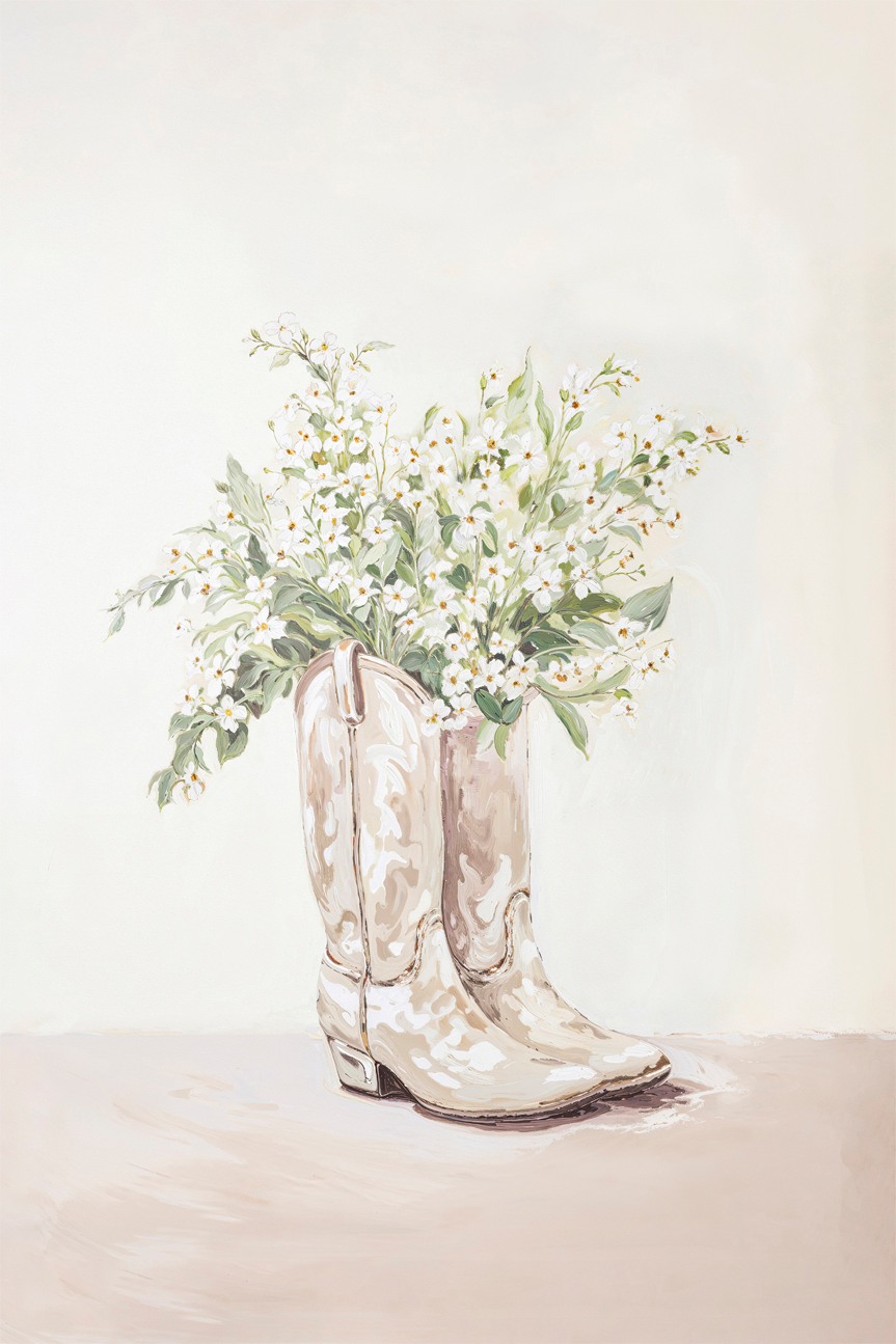 wall-art-print-canvas-poster-framed-White Boots , By Lady Hana-1