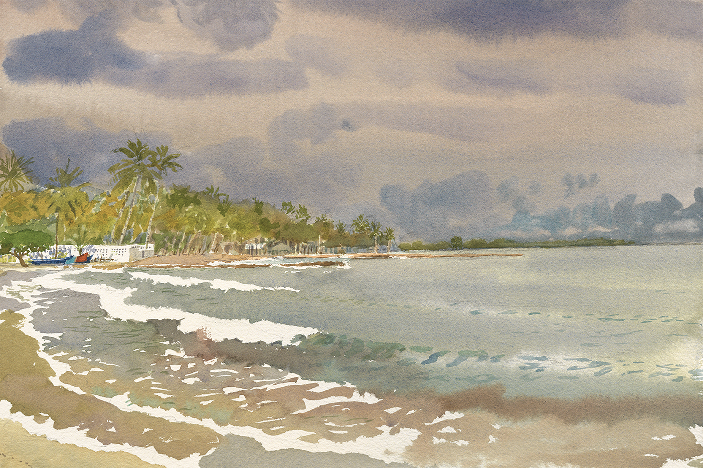 wall-art-print-canvas-poster-framed-White Waves , By David Dallison-1