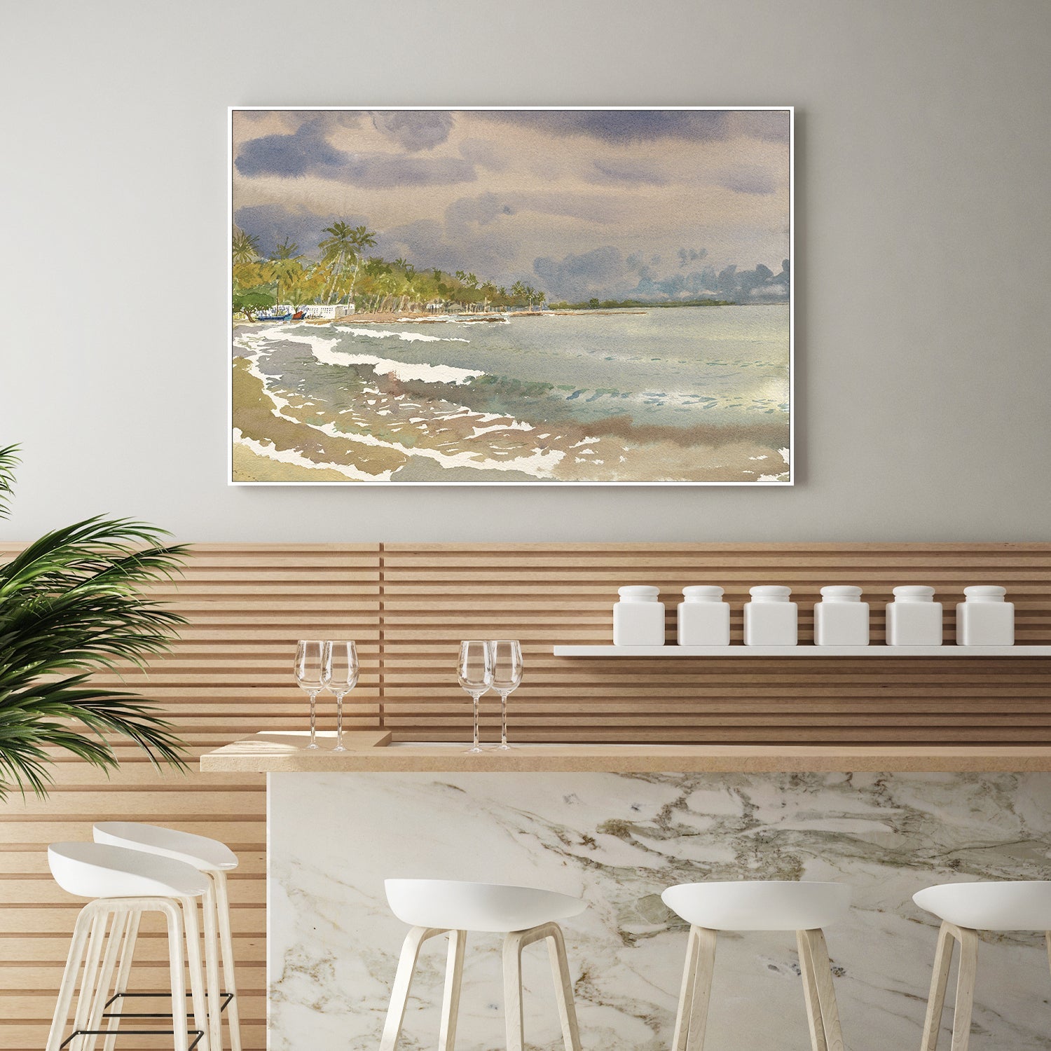wall-art-print-canvas-poster-framed-White Waves , By David Dallison-7